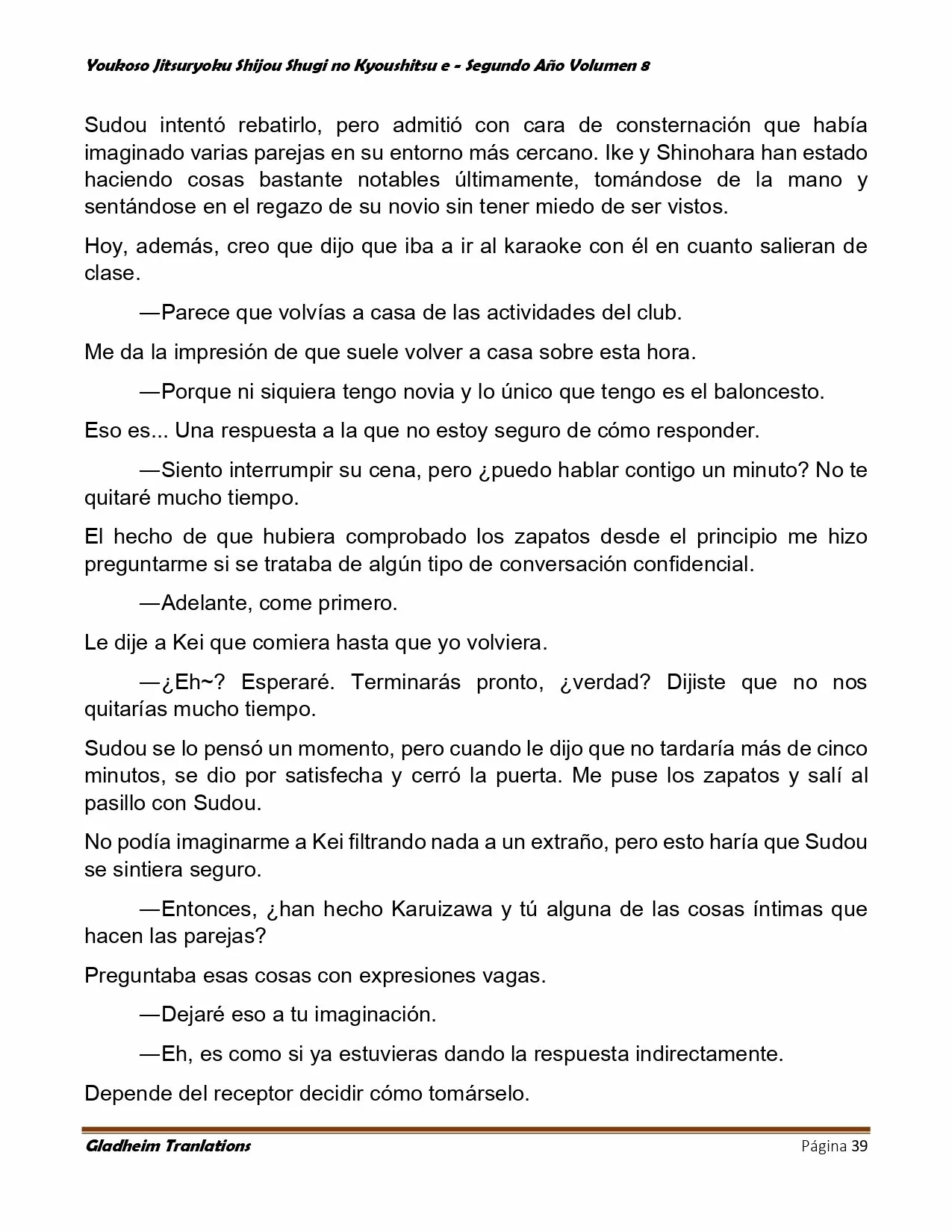 Página 39 del Manga