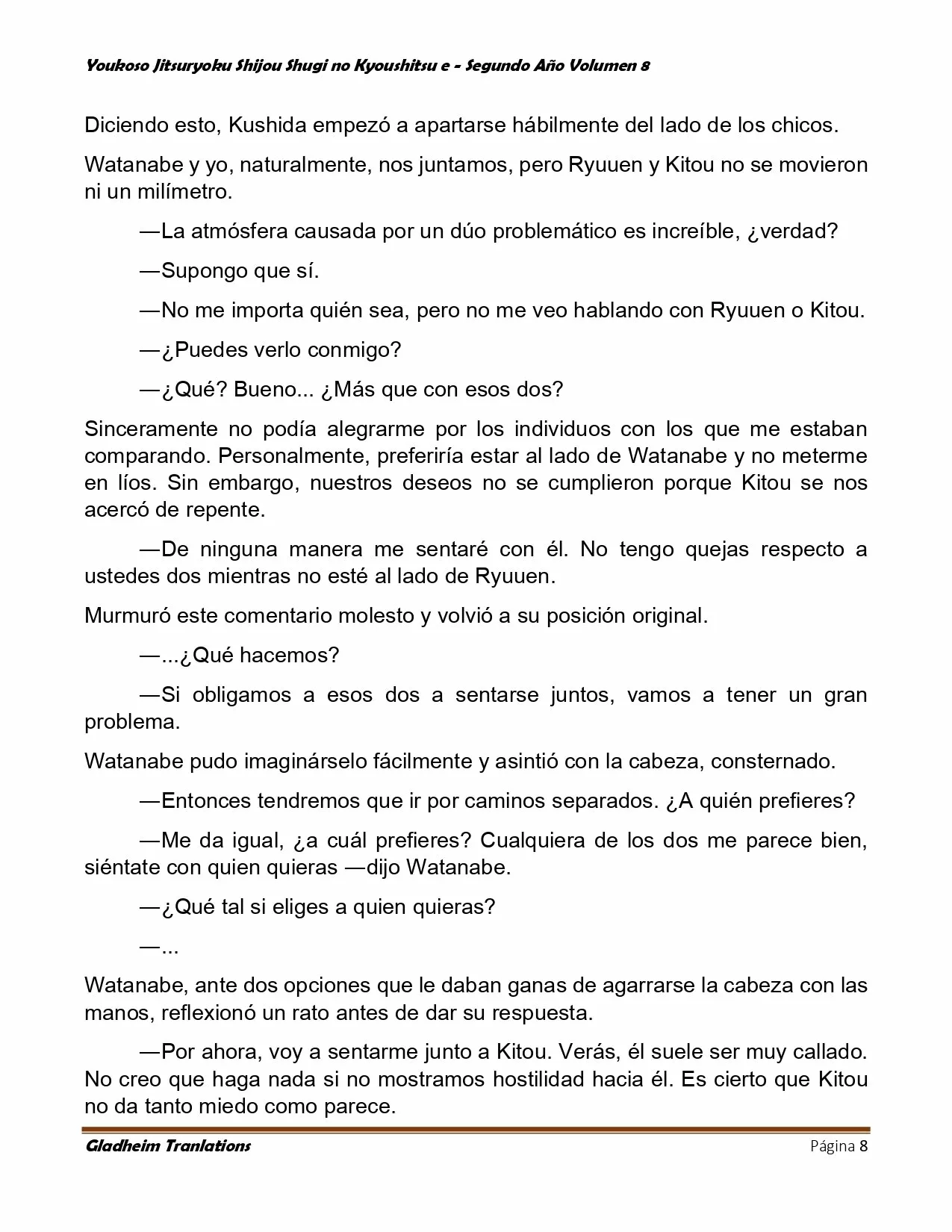 Página 8 del Manga