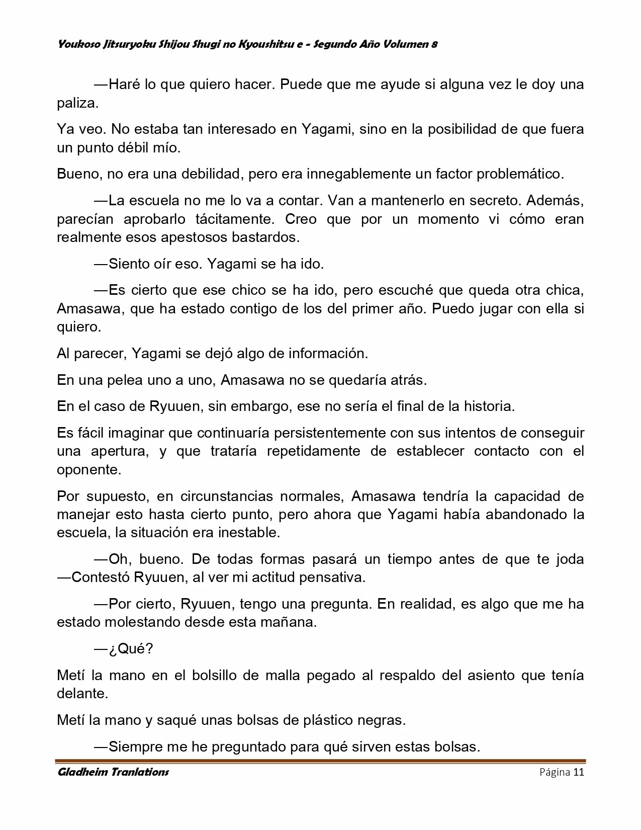 Página 11 del Manga