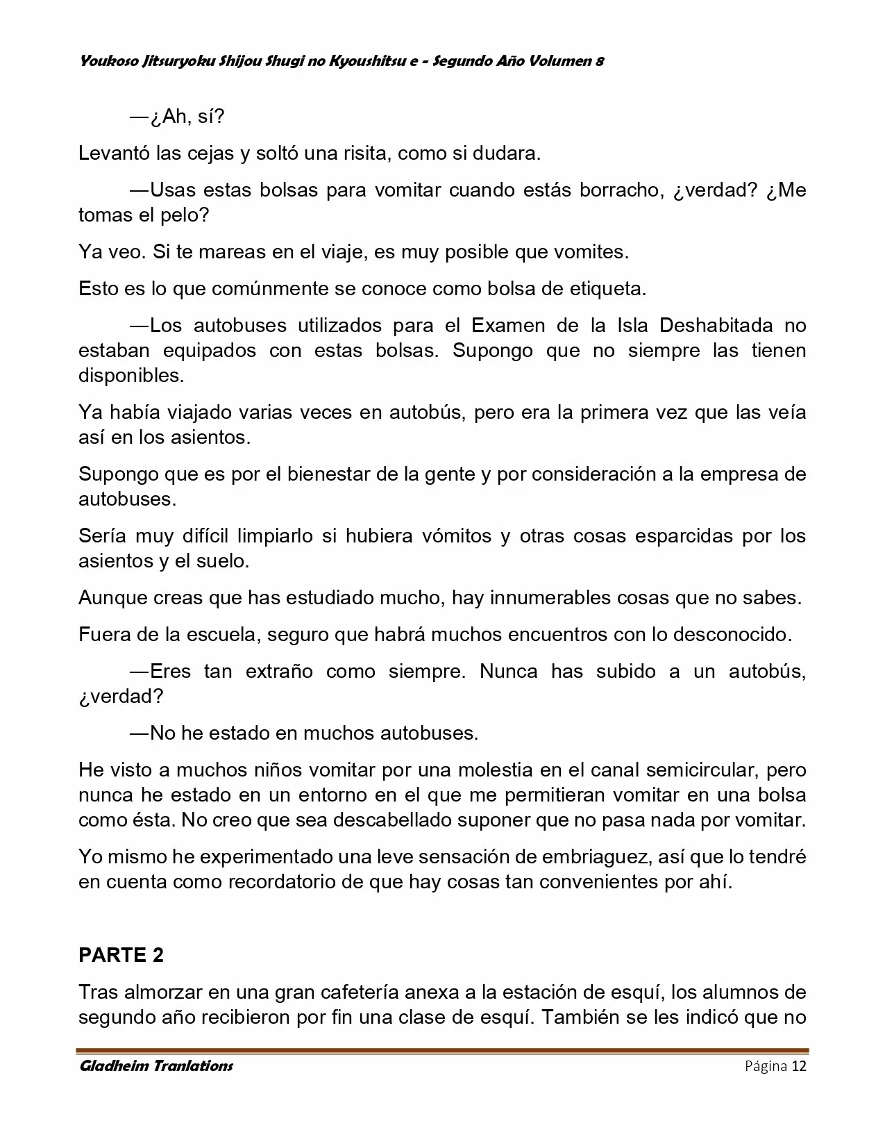 Página 12 del Manga