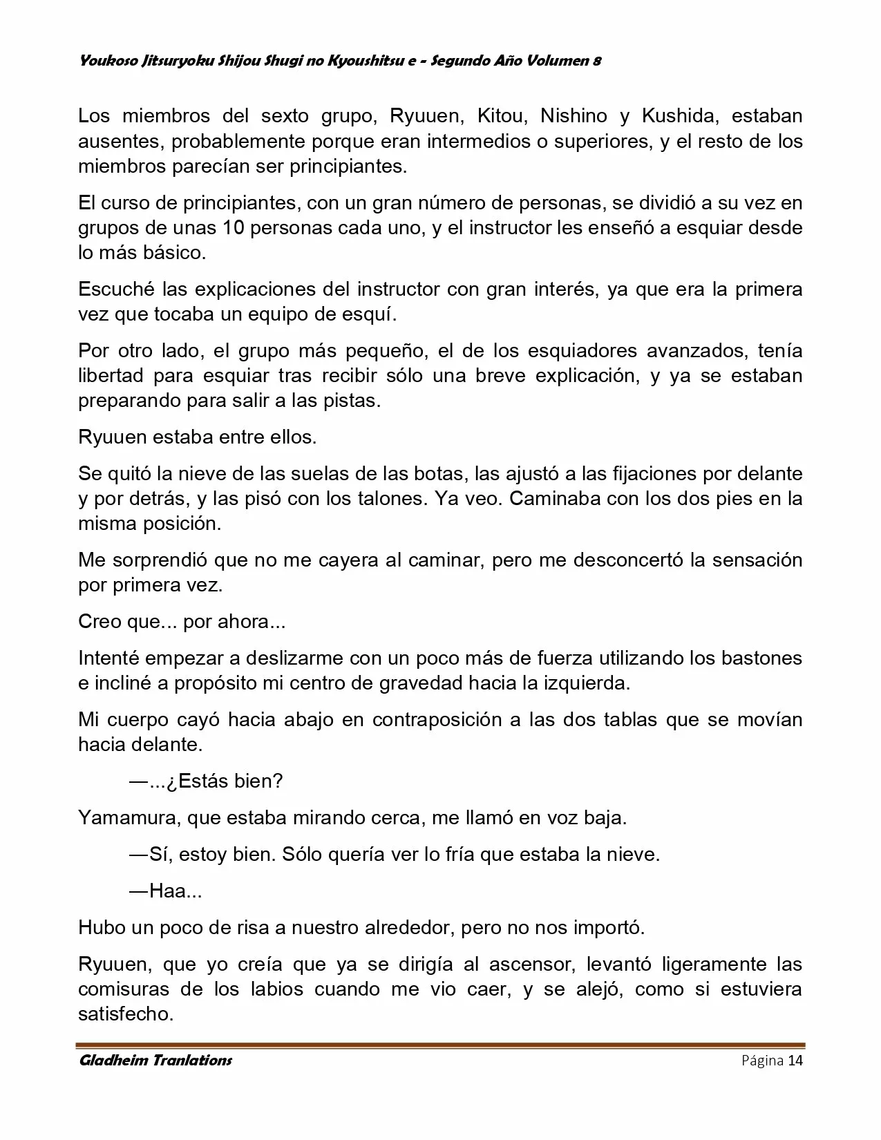 Página 14 del Manga