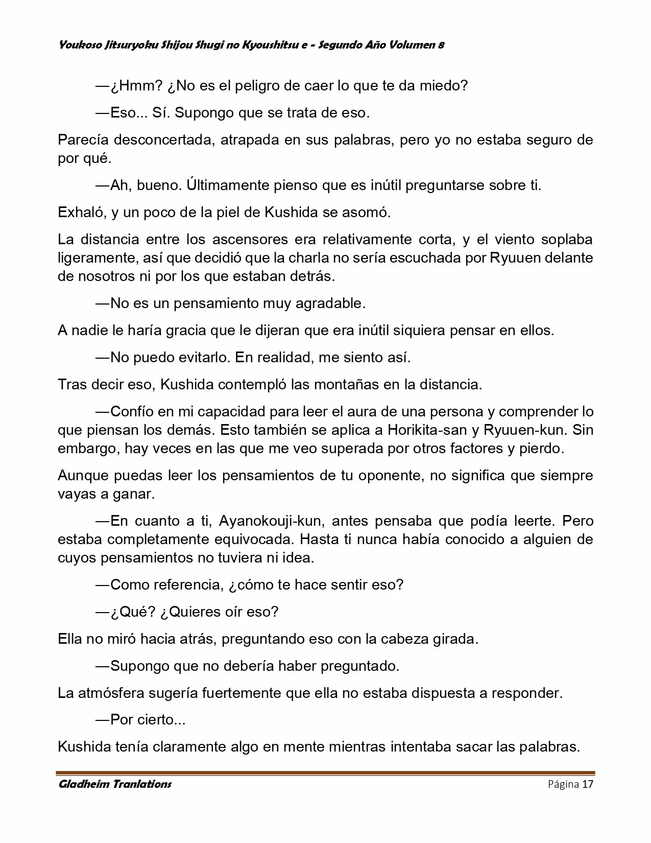 Página 17 del Manga