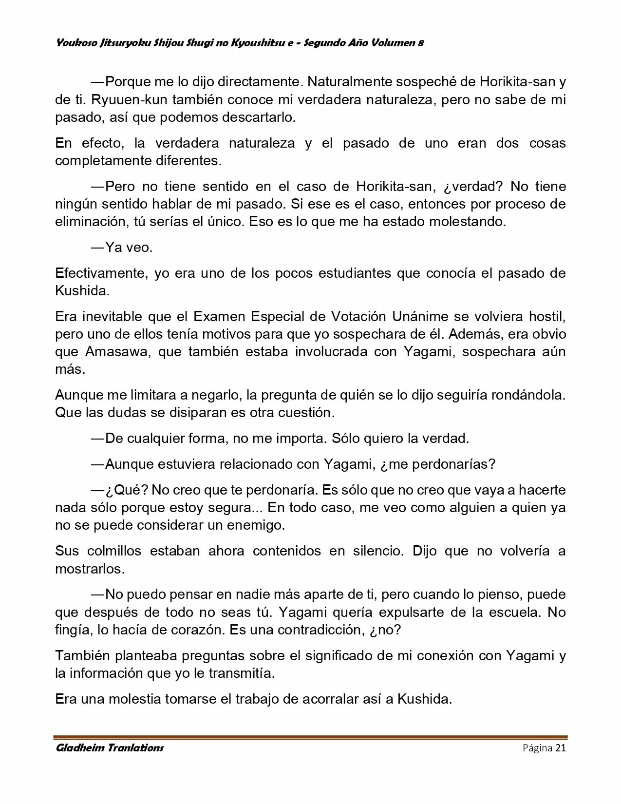 Página 21 del Manga