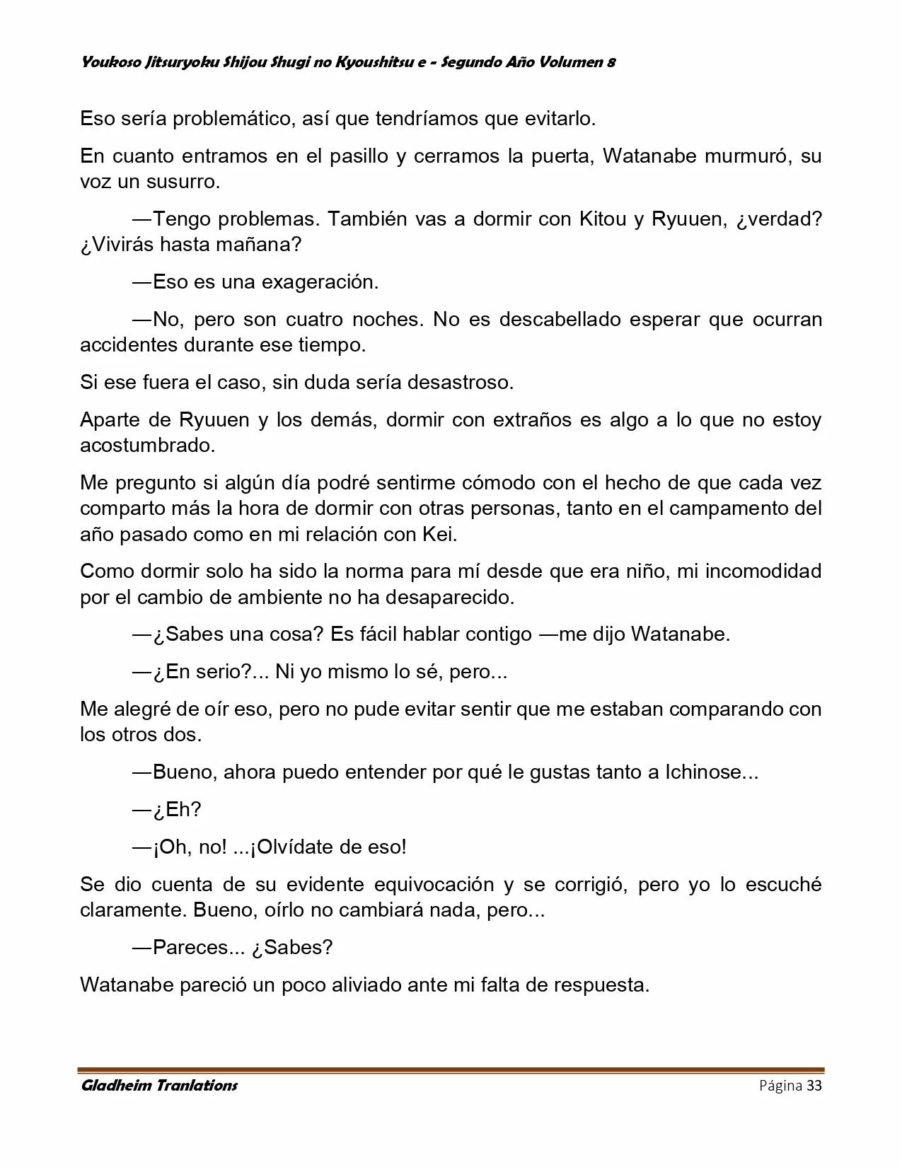 Página 33 del Manga