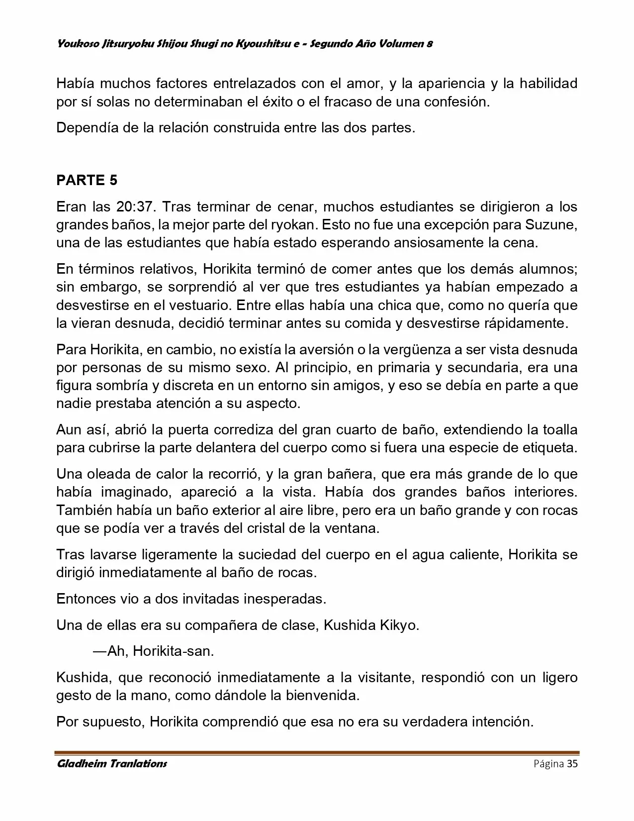 Página 35 del Manga