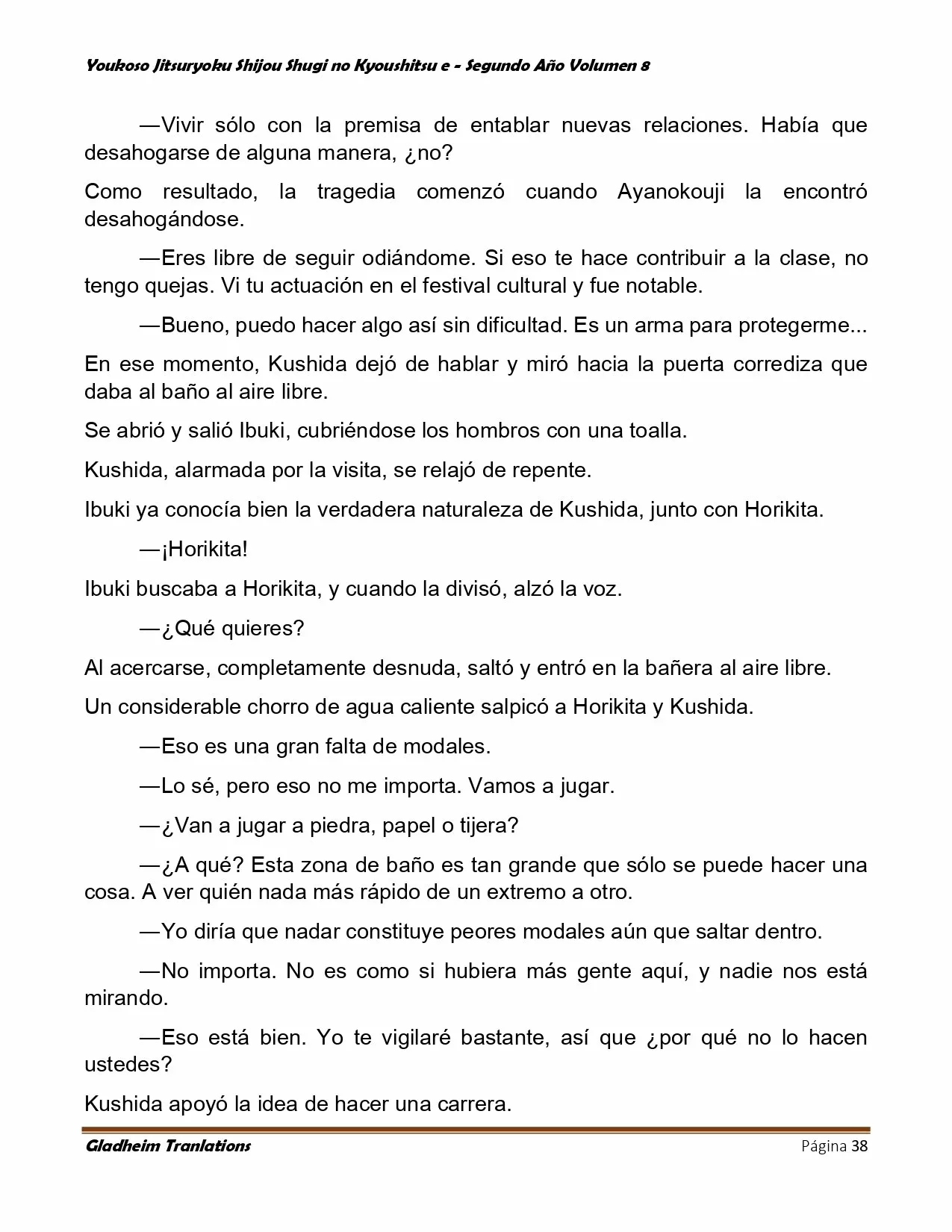 Página 38 del Manga