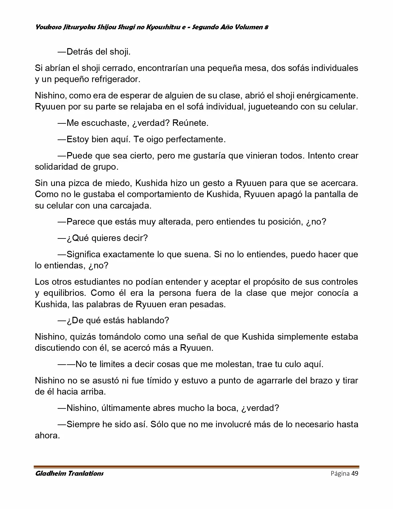 Página 49 del Manga