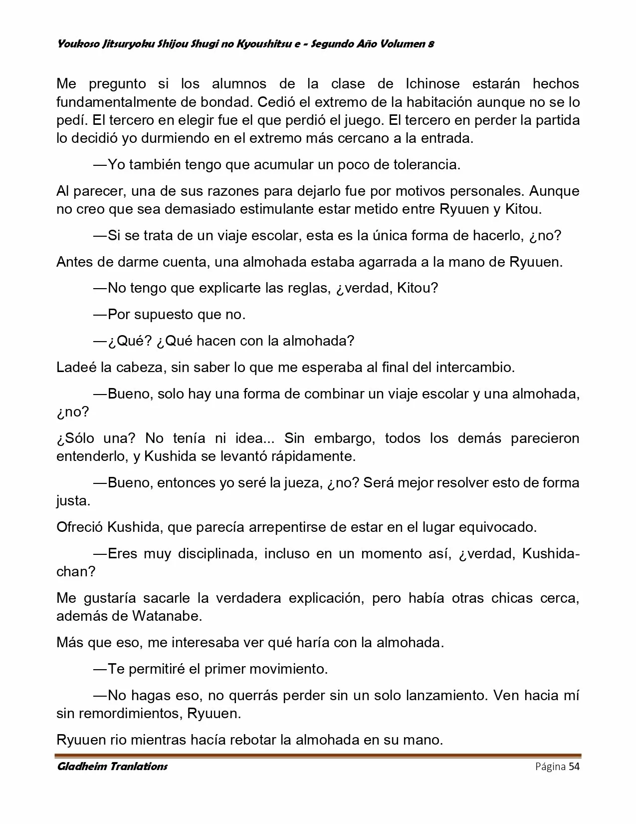 Página 54 del Manga