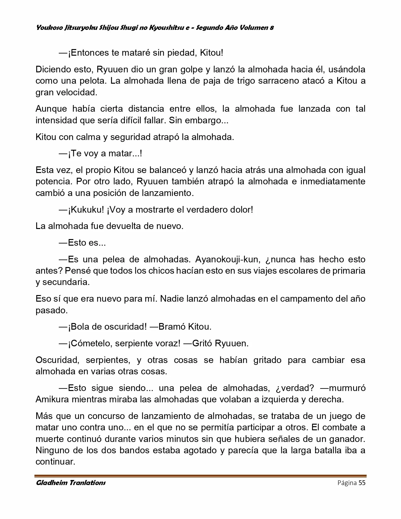 Página 55 del Manga