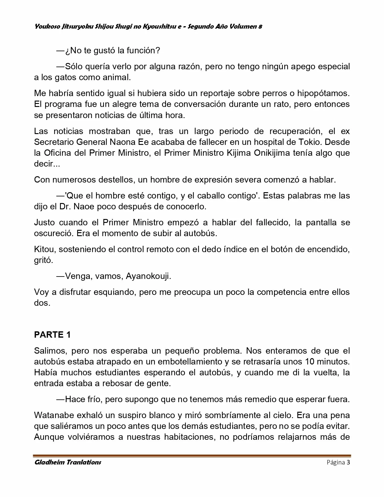 Página 3 del Manga