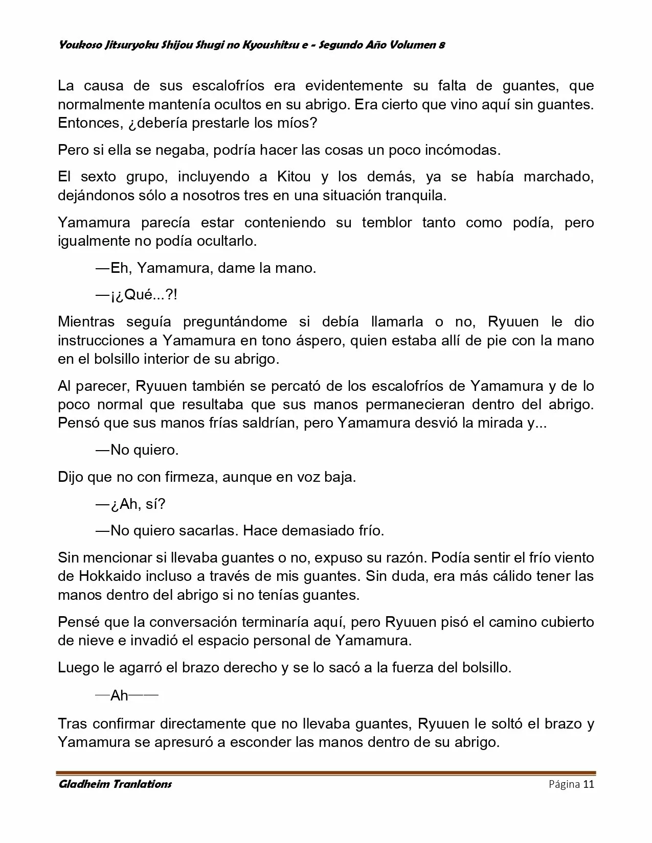 Página 11 del Manga