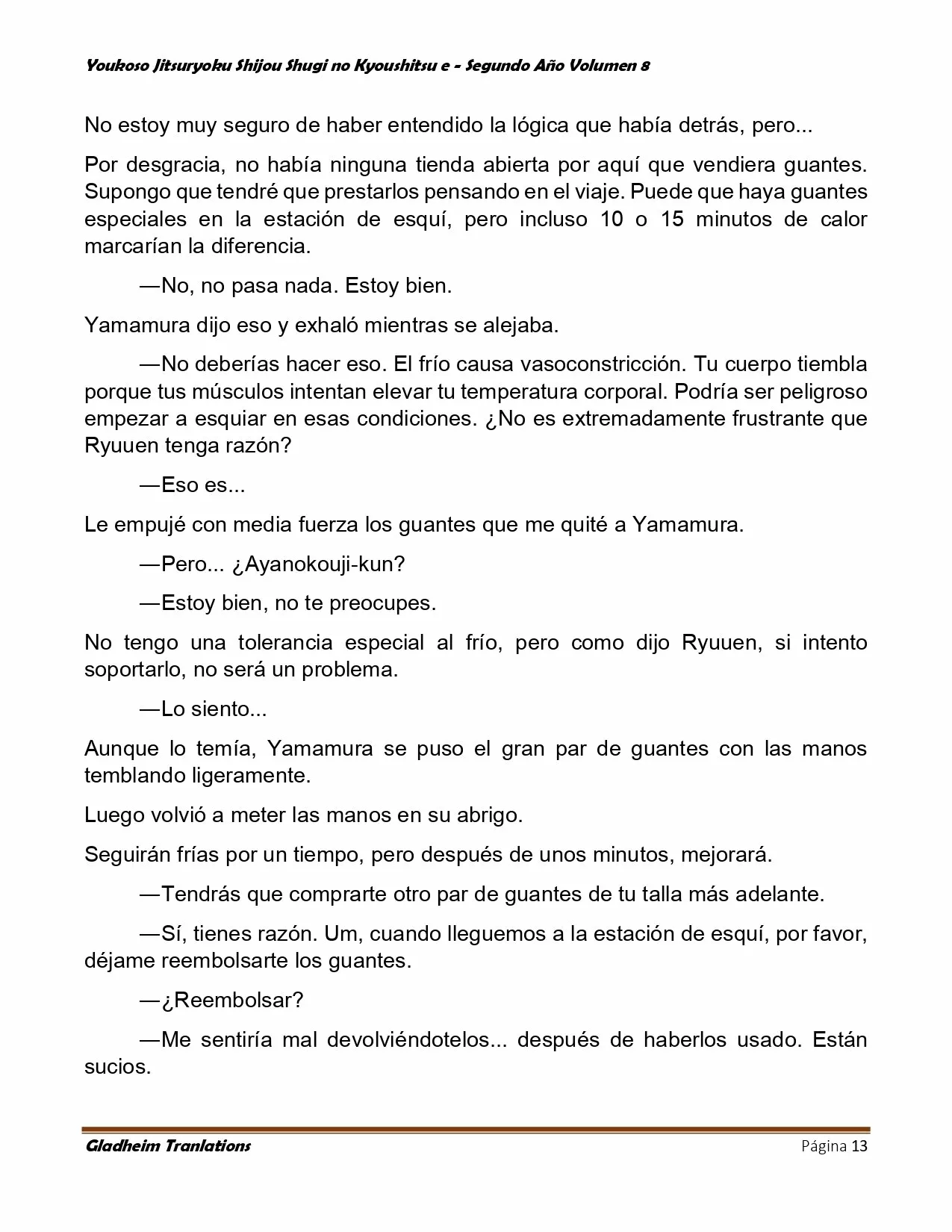 Página 13 del Manga