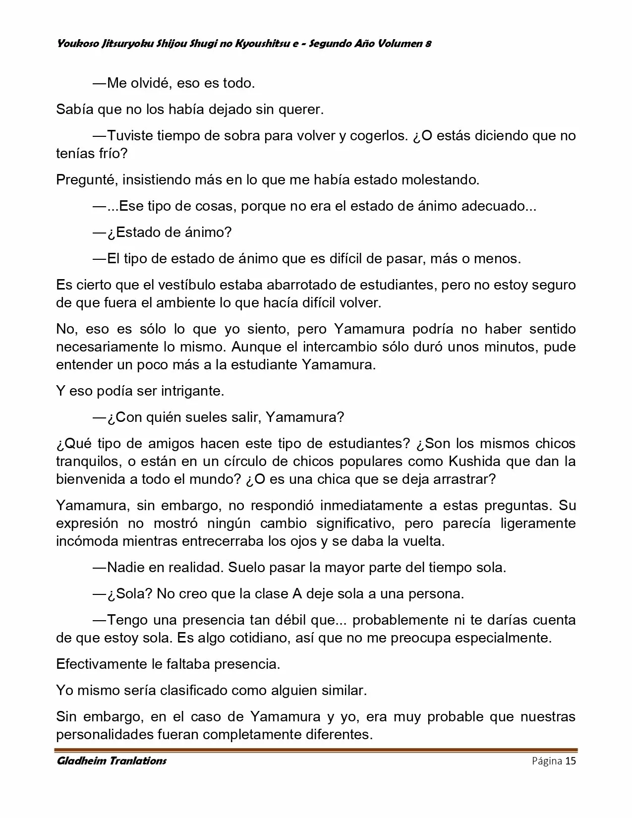 Página 15 del Manga