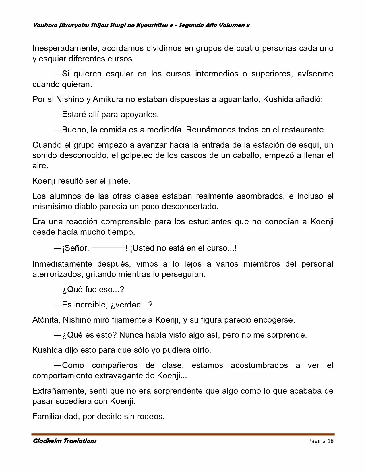 Página 18 del Manga