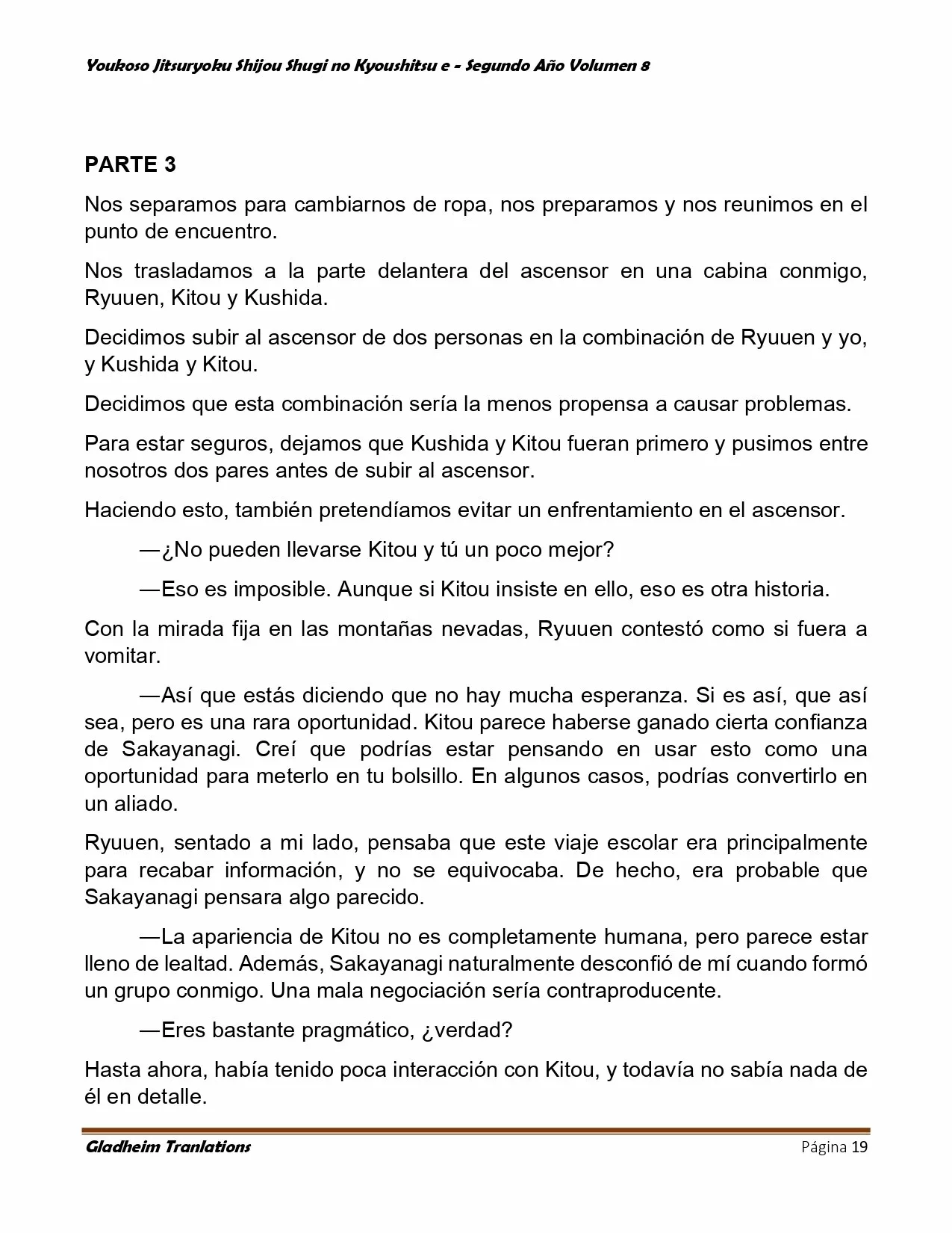 Página 19 del Manga