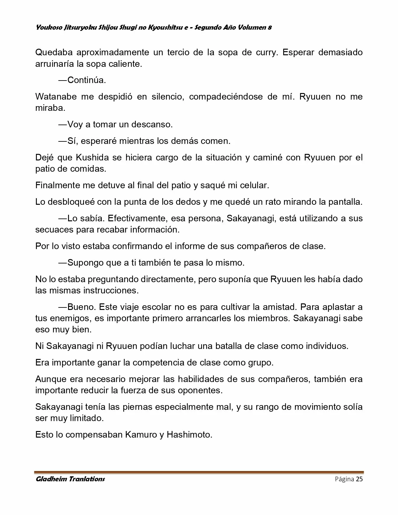 Página 25 del Manga