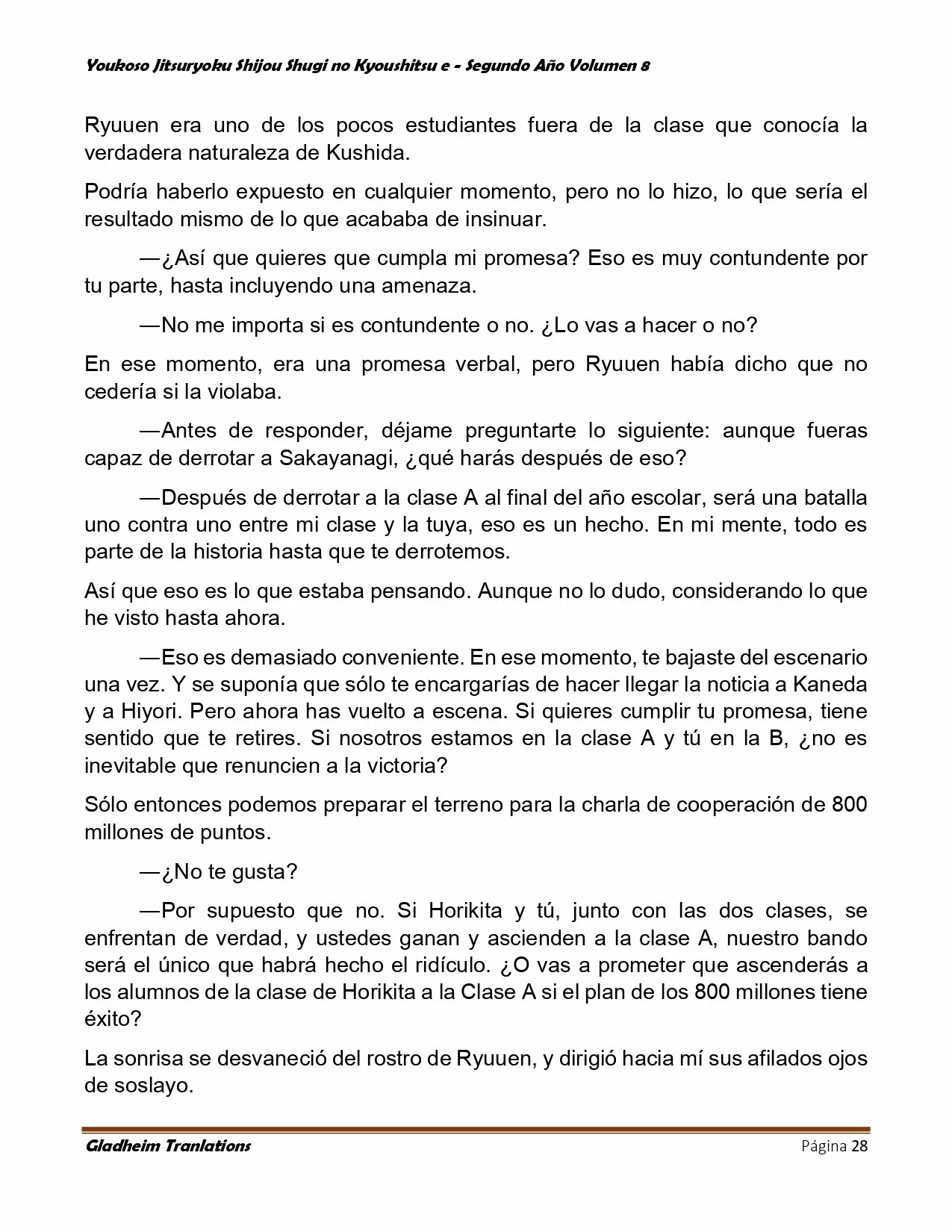 Página 28 del Manga