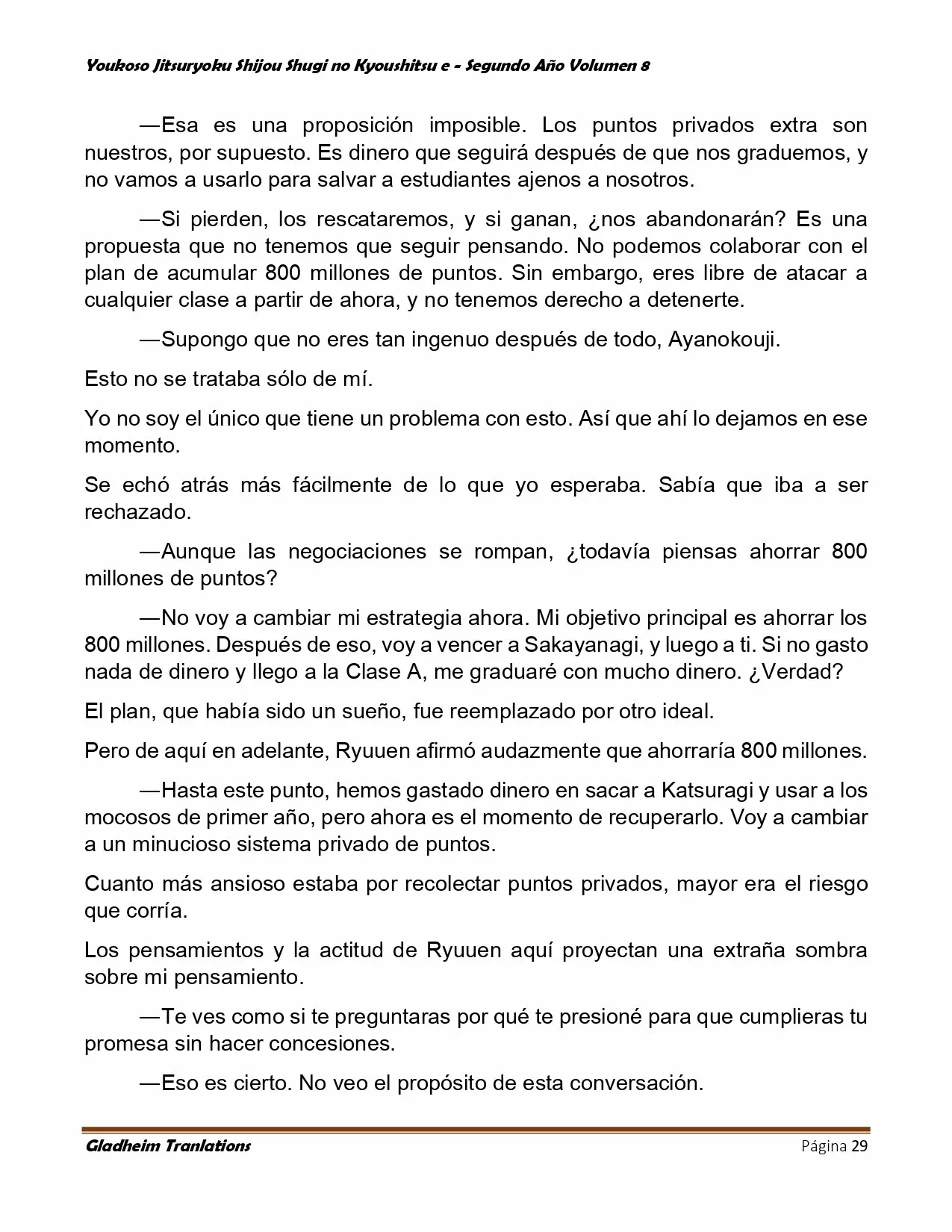 Página 29 del Manga