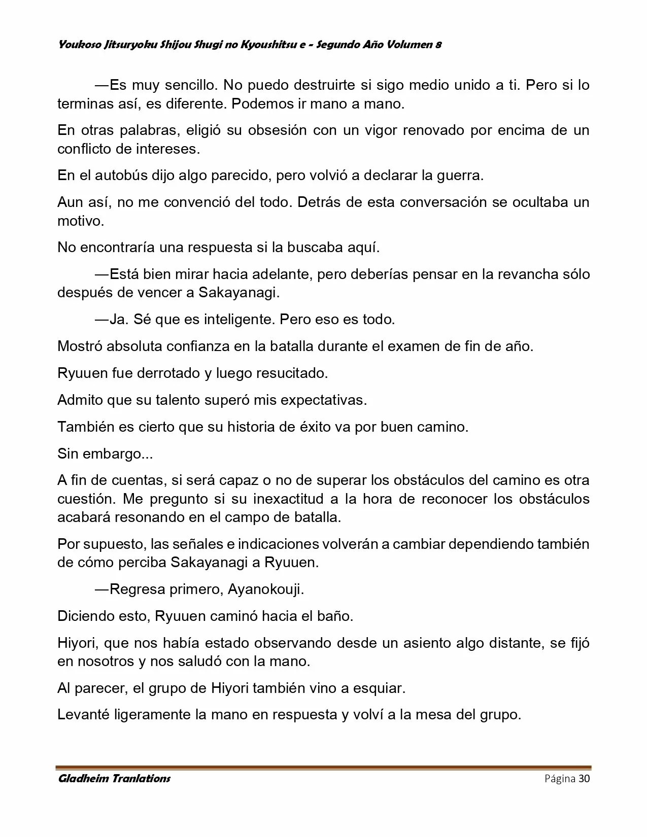 Página 30 del Manga