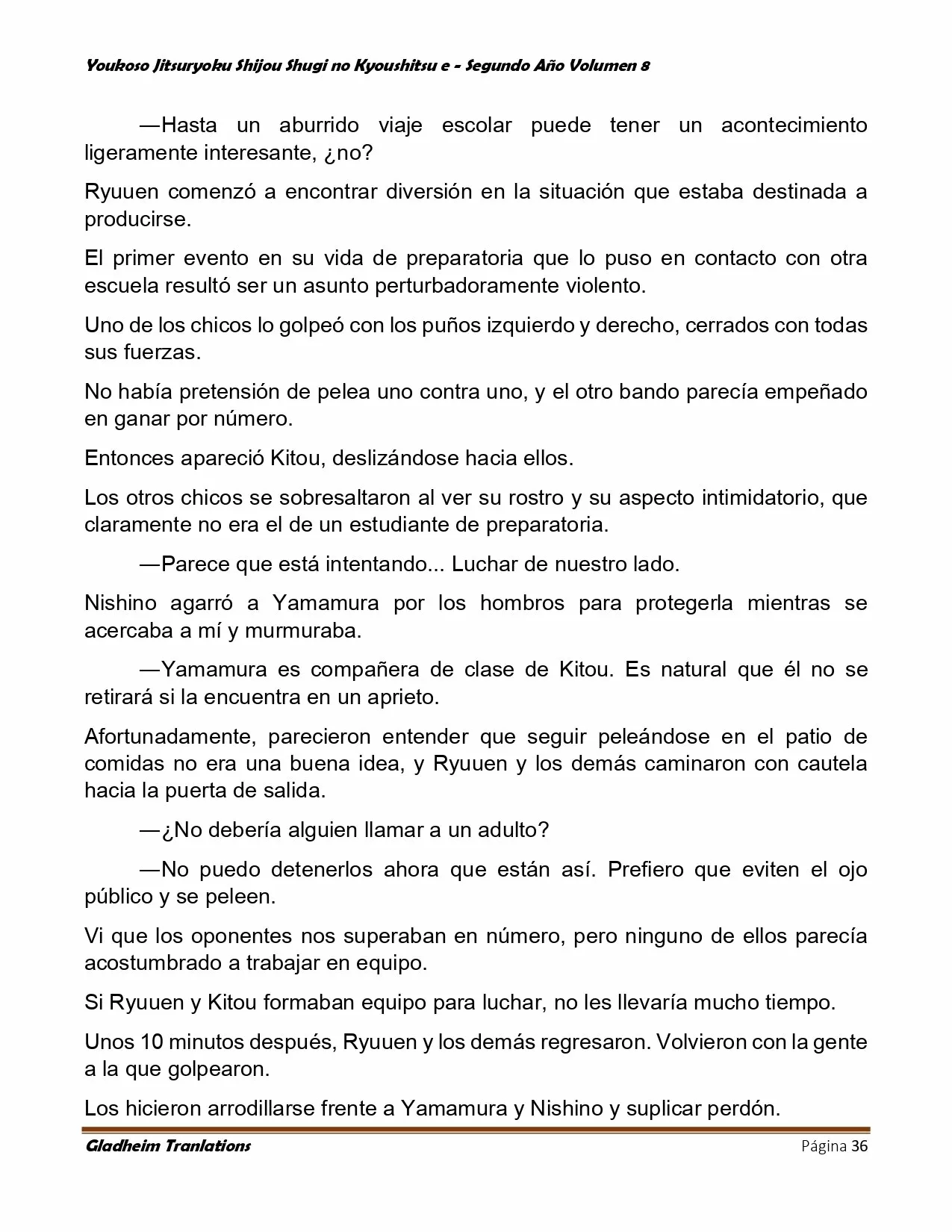 Página 36 del Manga