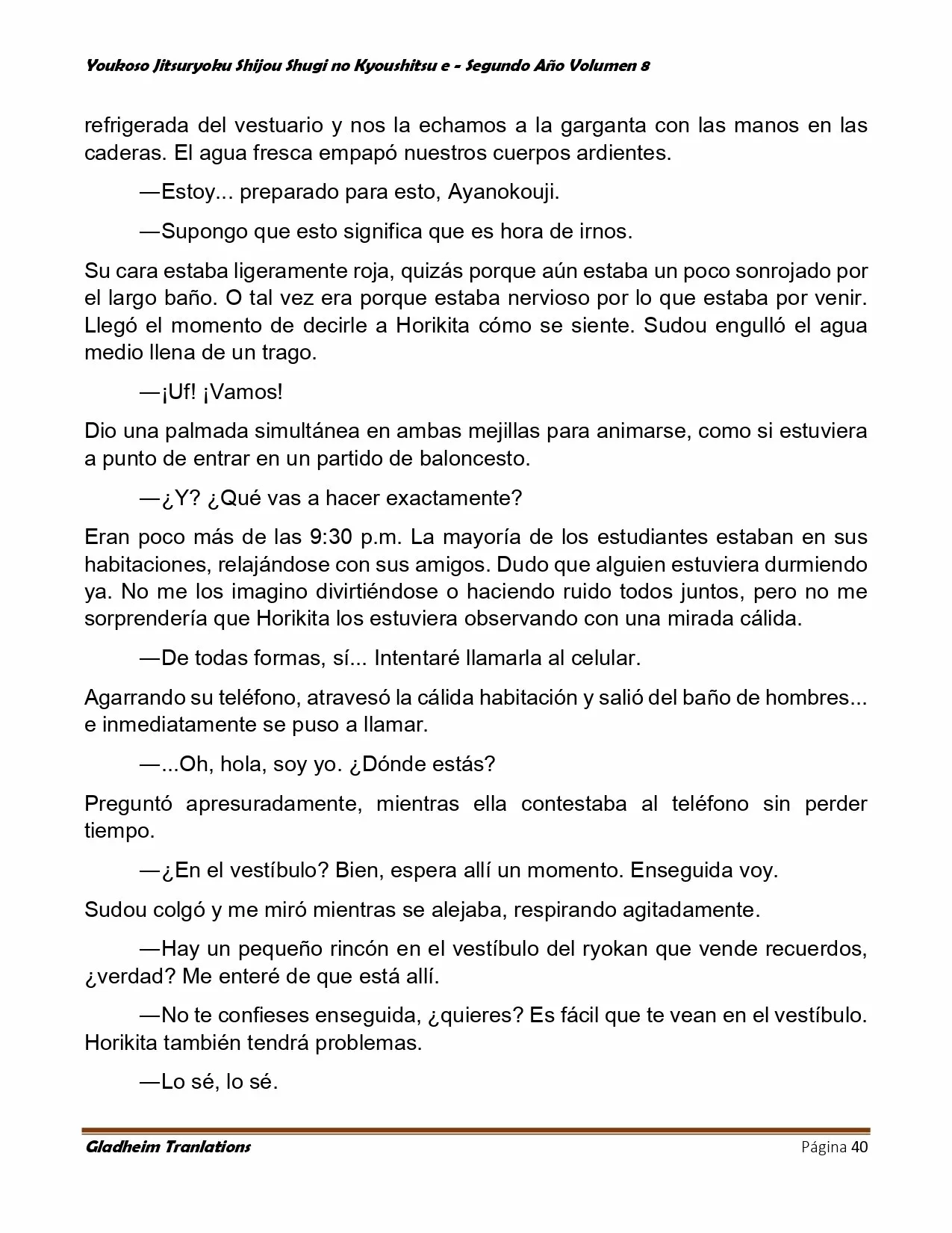 Página 40 del Manga