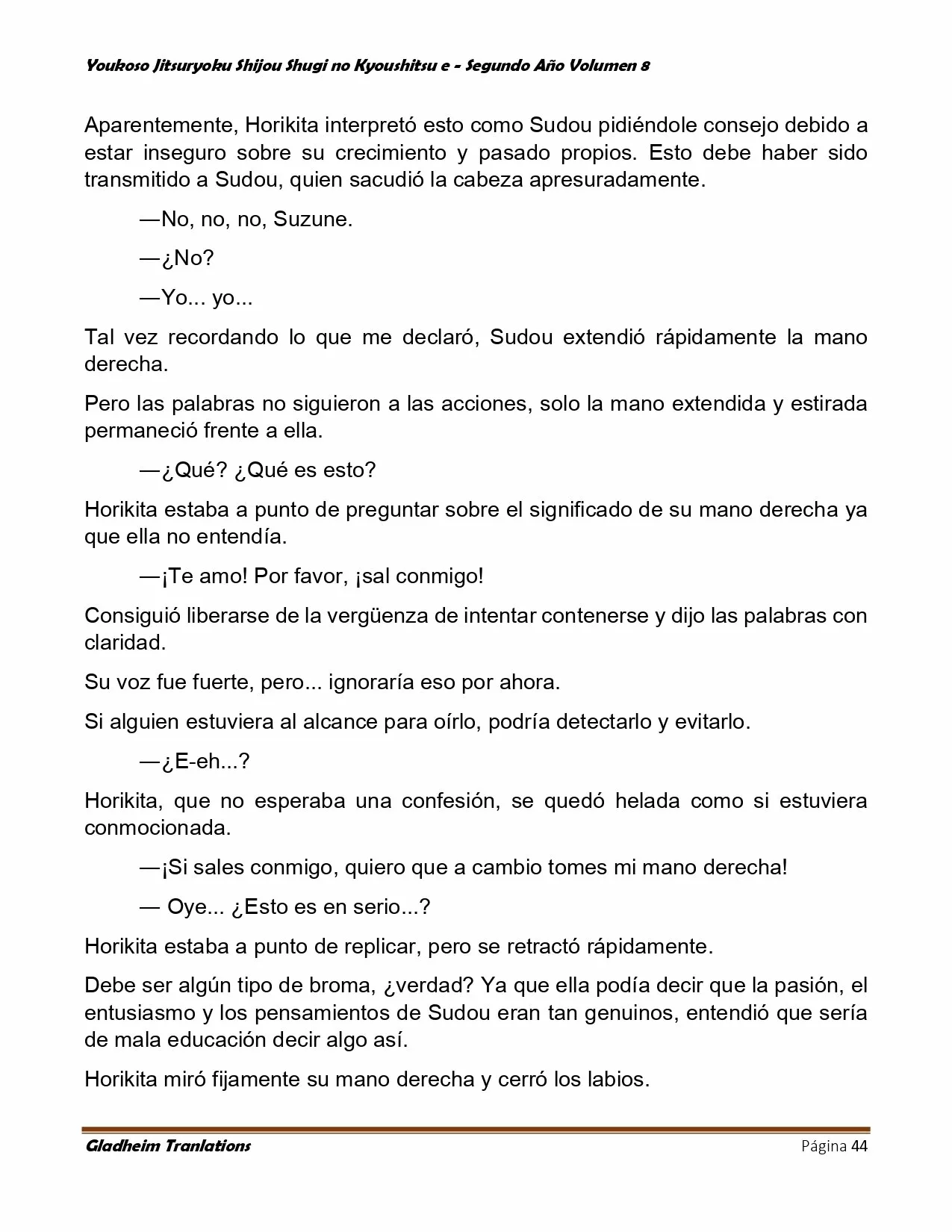 Página 44 del Manga