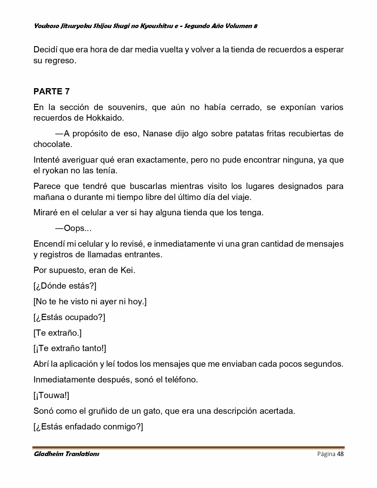 Página 48 del Manga