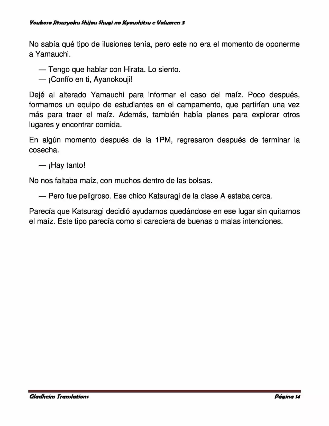 Página 14 del Manga