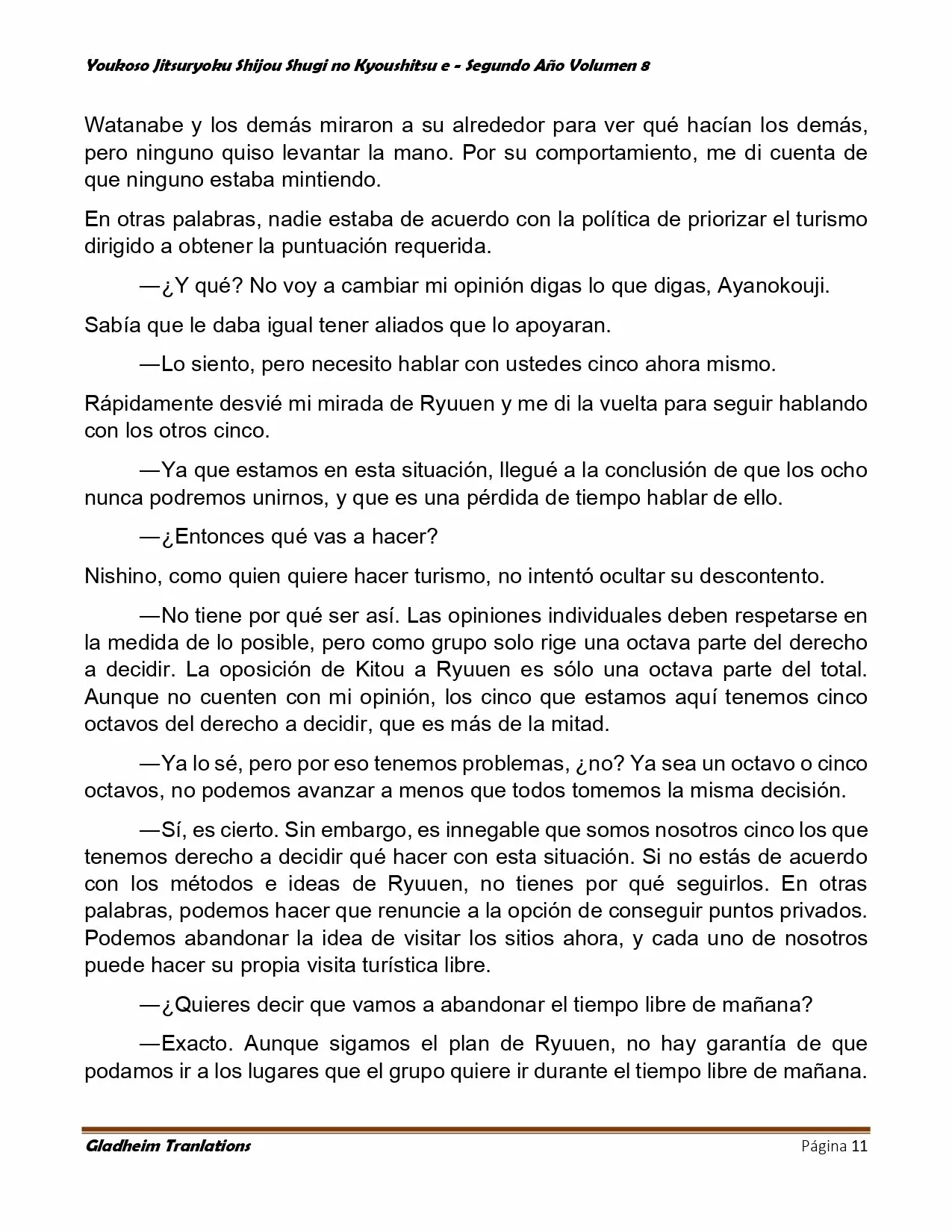 Página 11 del Manga