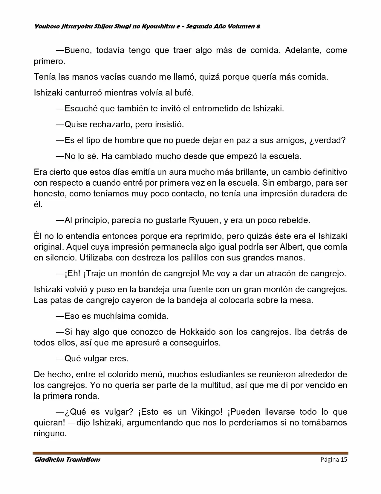 Página 15 del Manga