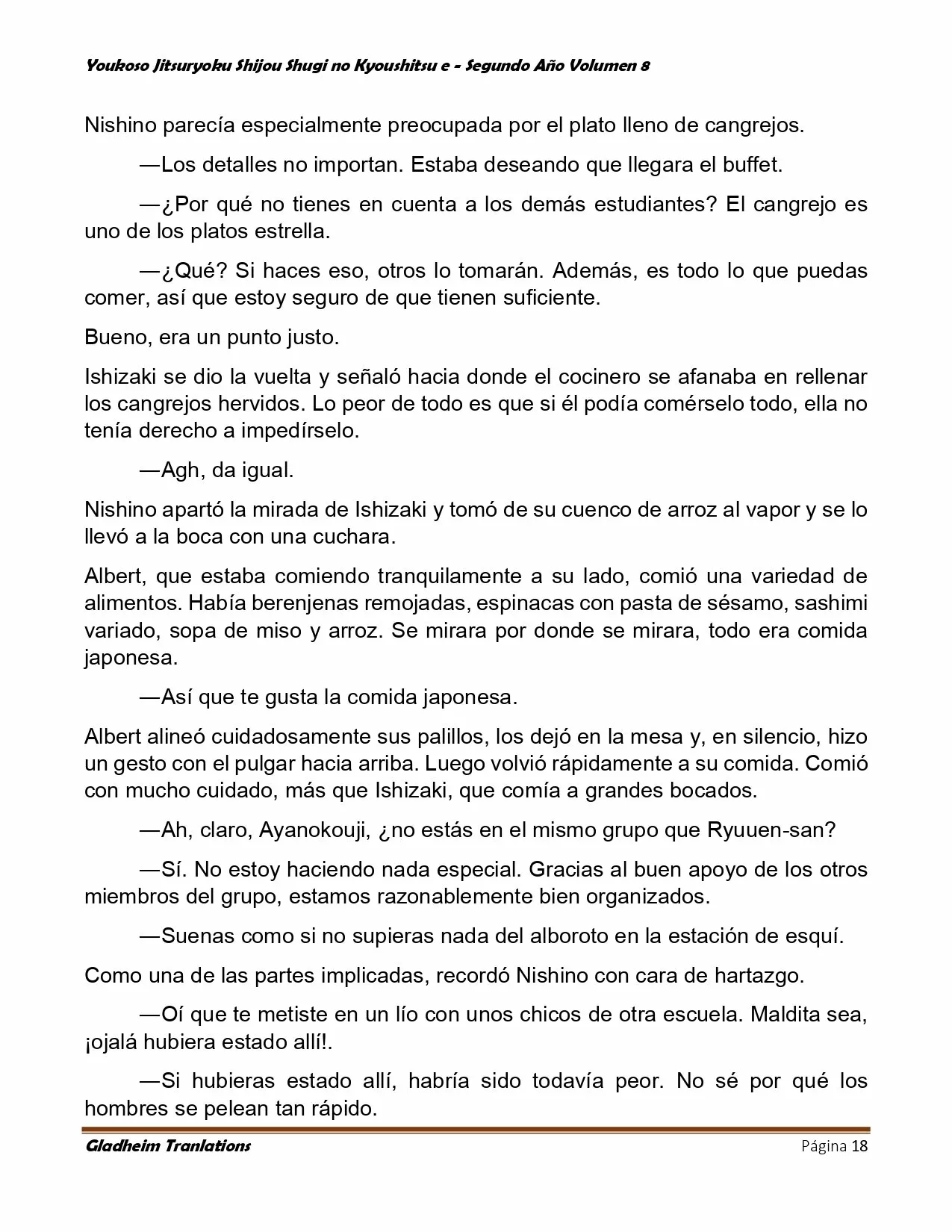 Página 18 del Manga