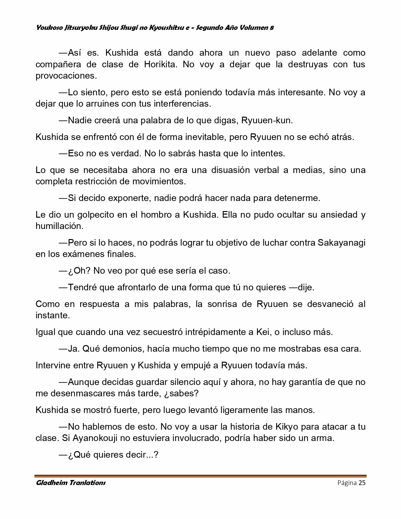 Página 25 del Manga