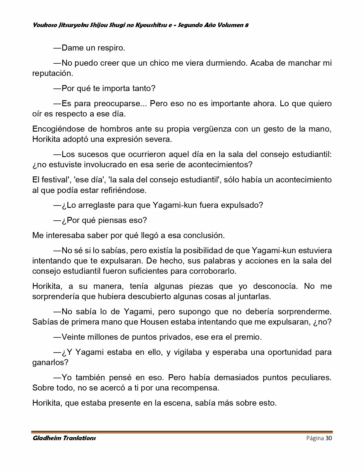 Página 30 del Manga