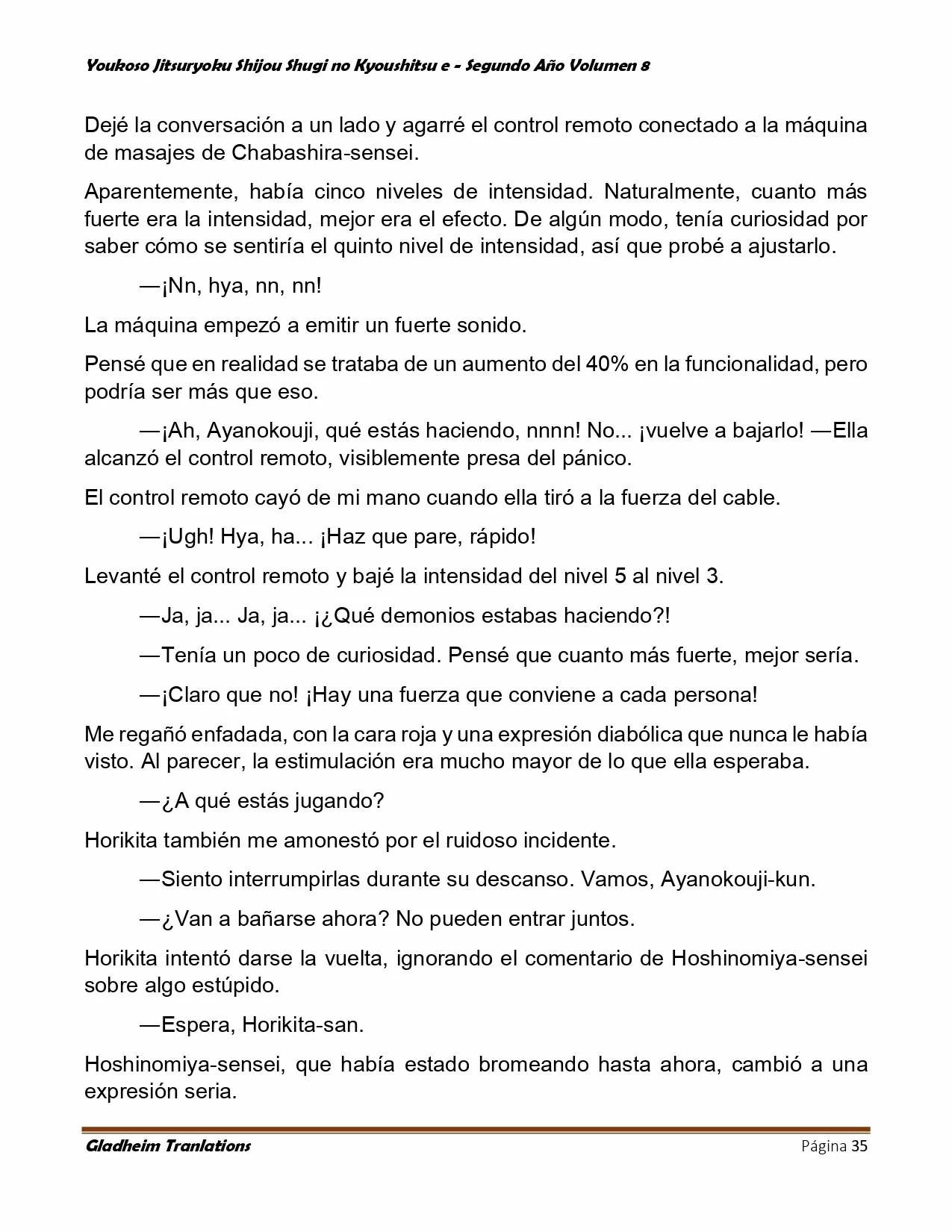 Página 35 del Manga