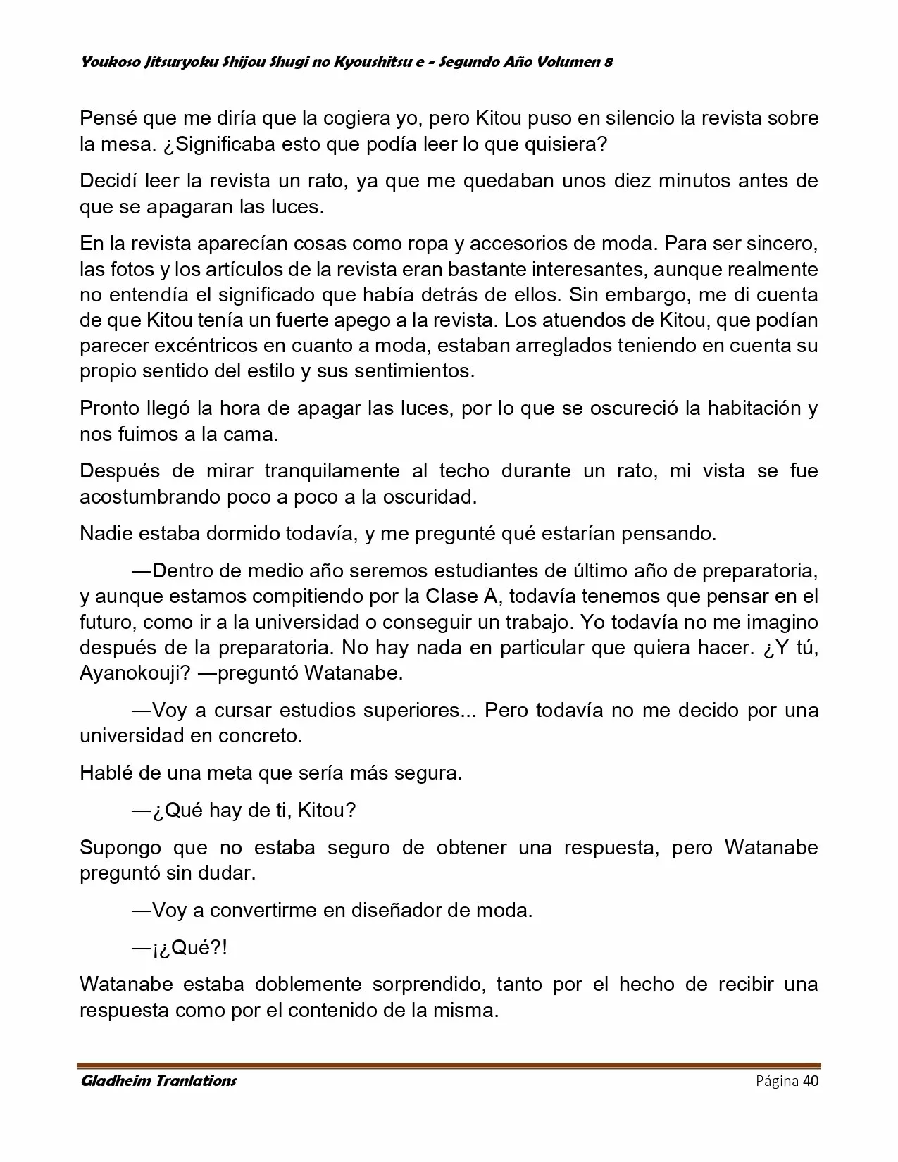 Página 40 del Manga