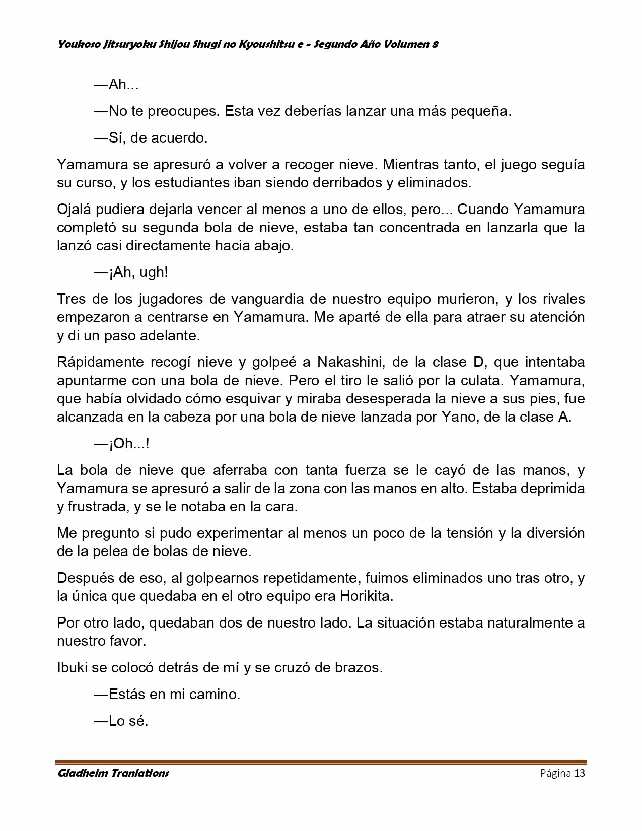 Página 13 del Manga