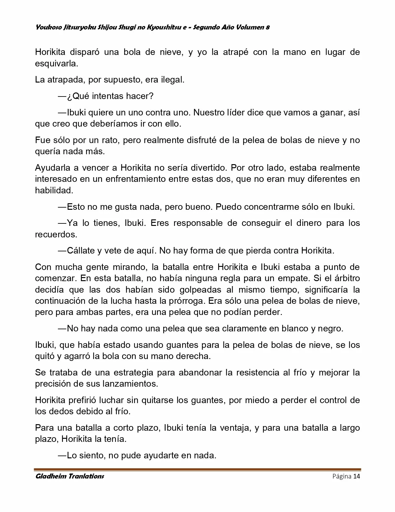 Página 14 del Manga