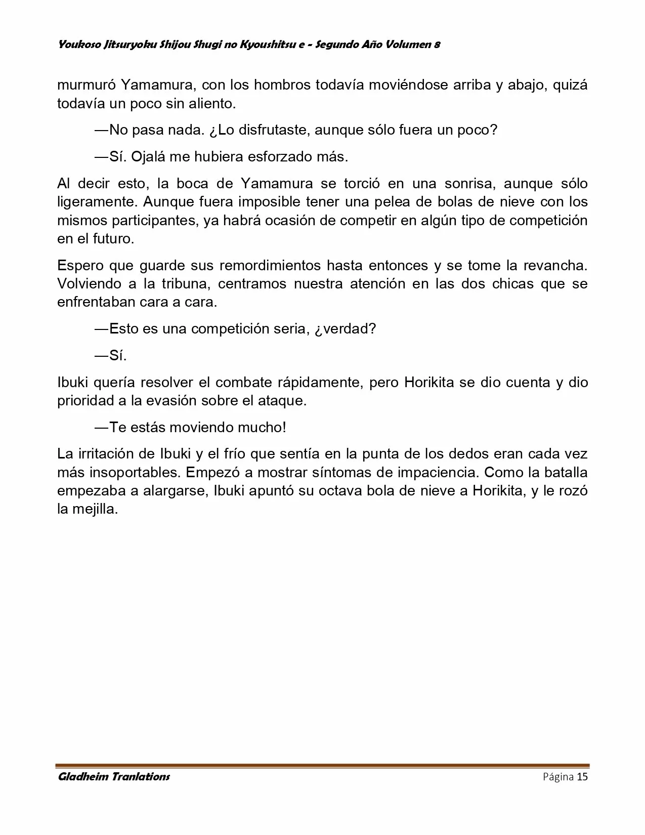 Página 15 del Manga