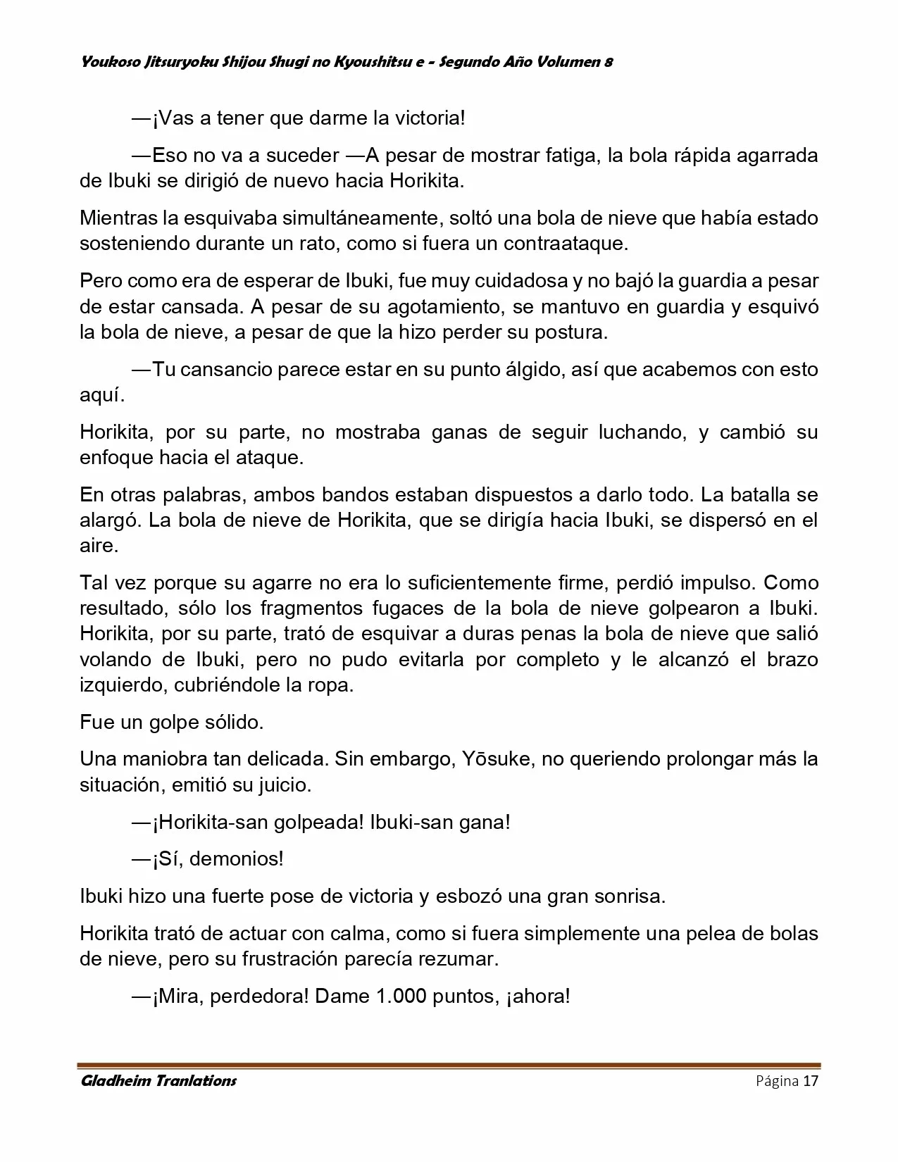 Página 17 del Manga