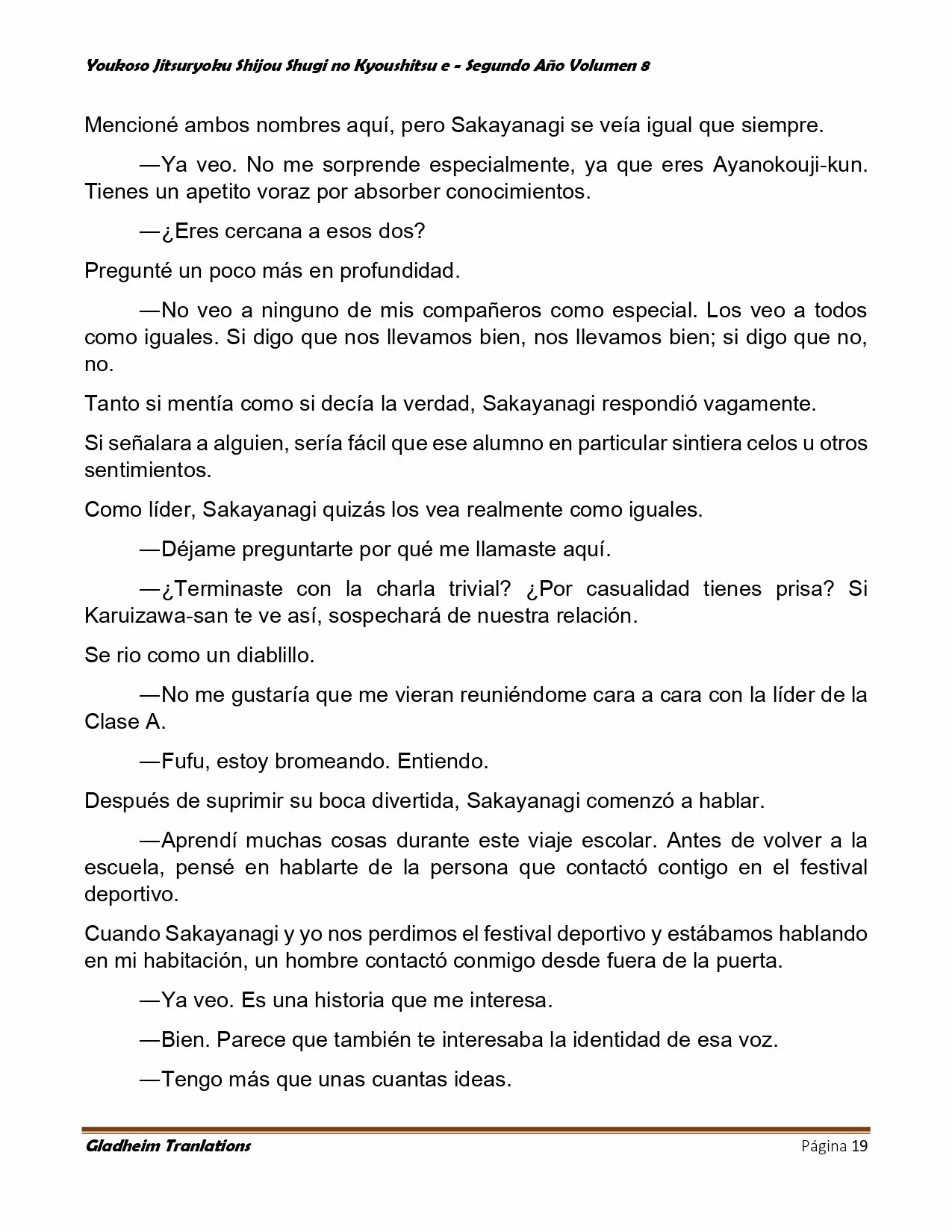 Página 19 del Manga