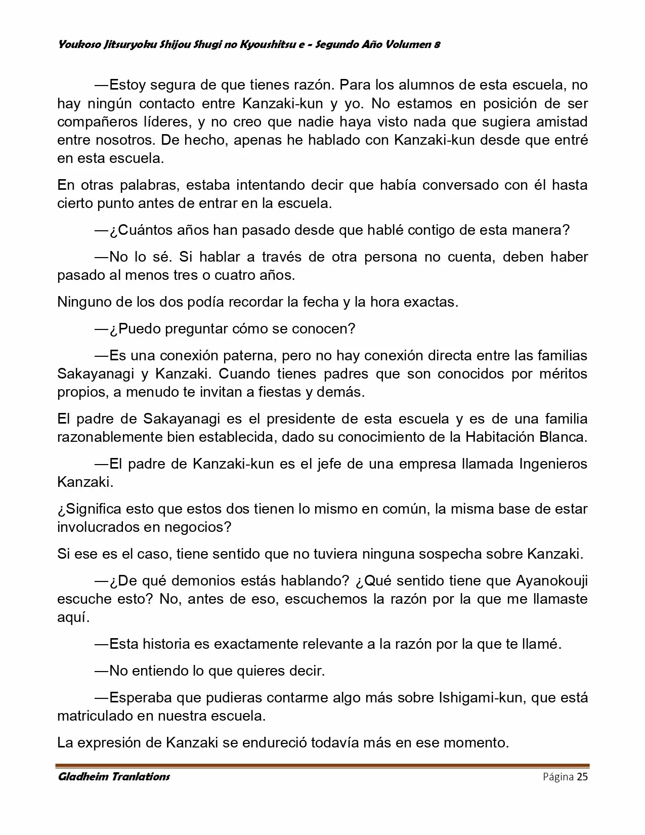 Página 25 del Manga