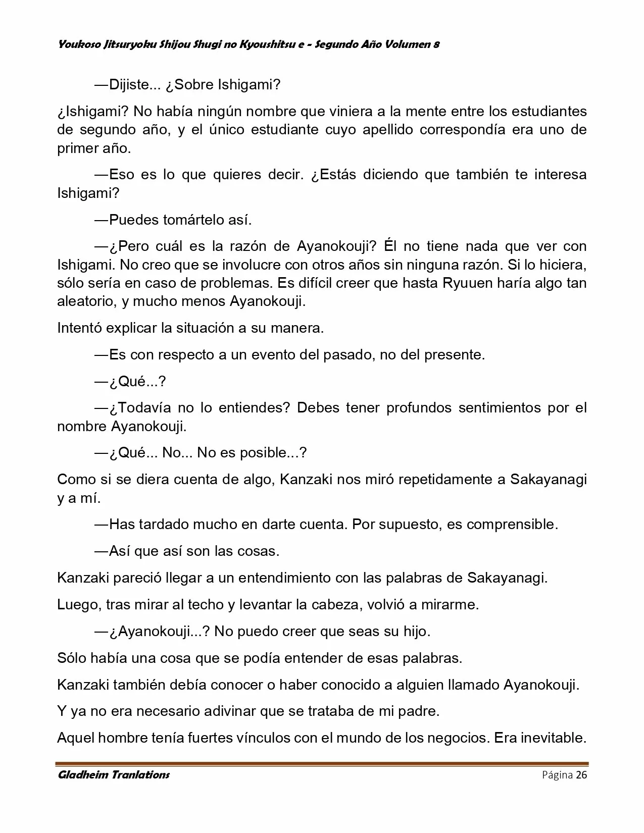 Página 26 del Manga