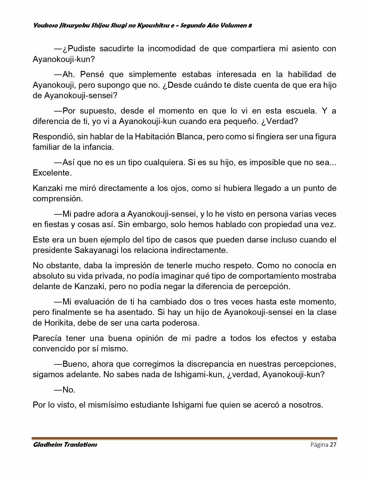 Página 27 del Manga