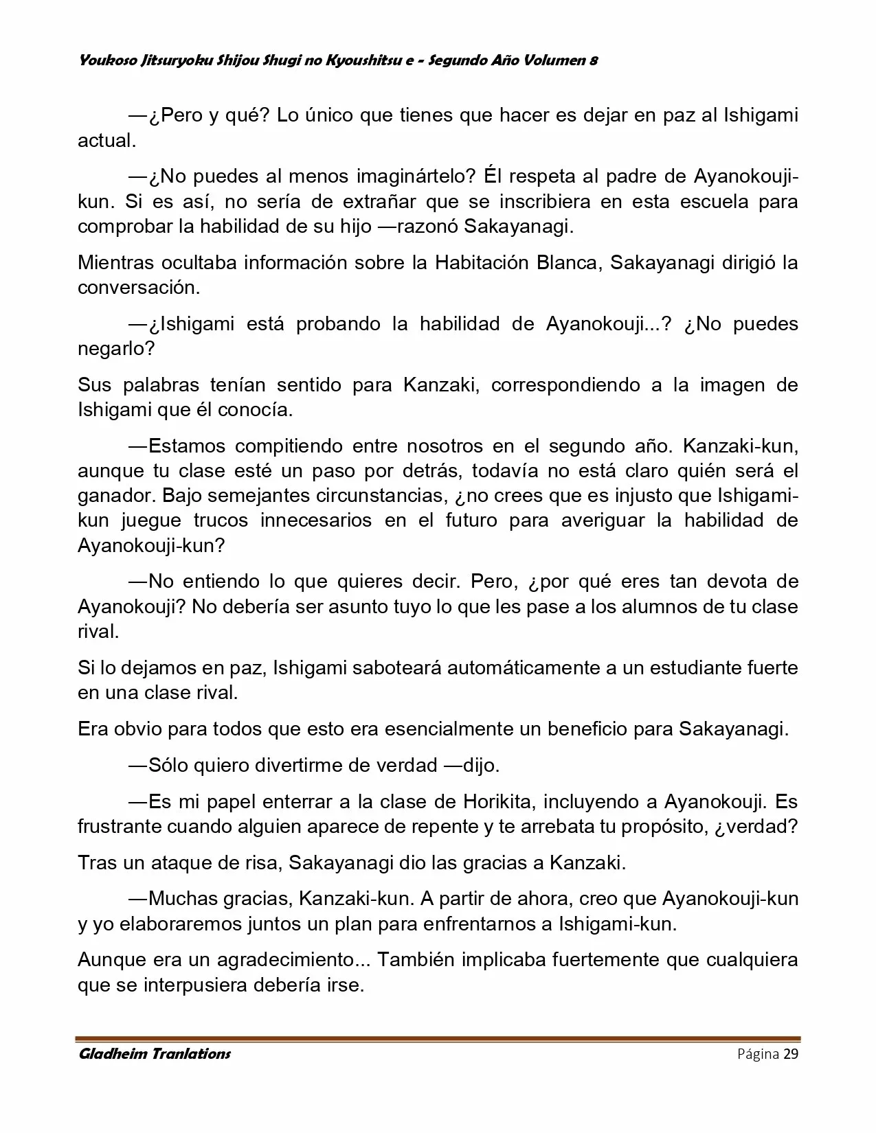 Página 29 del Manga