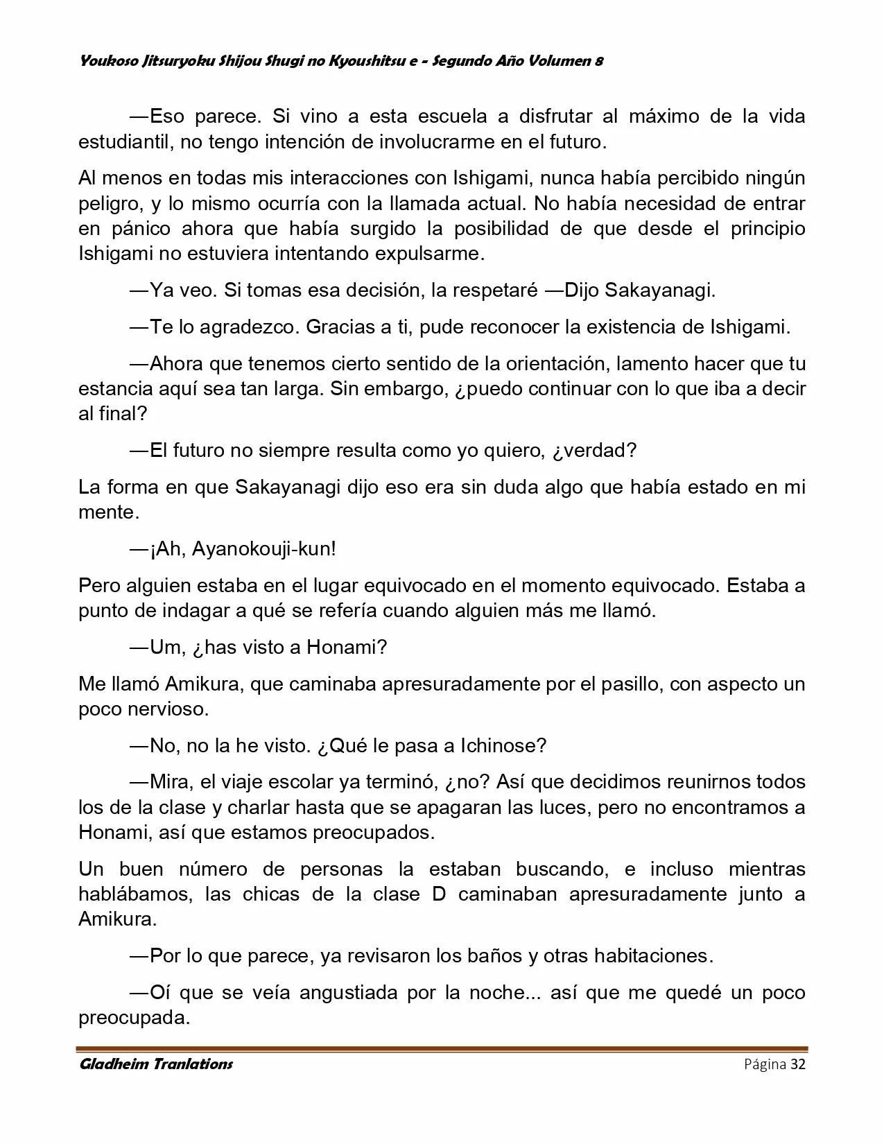 Página 32 del Manga