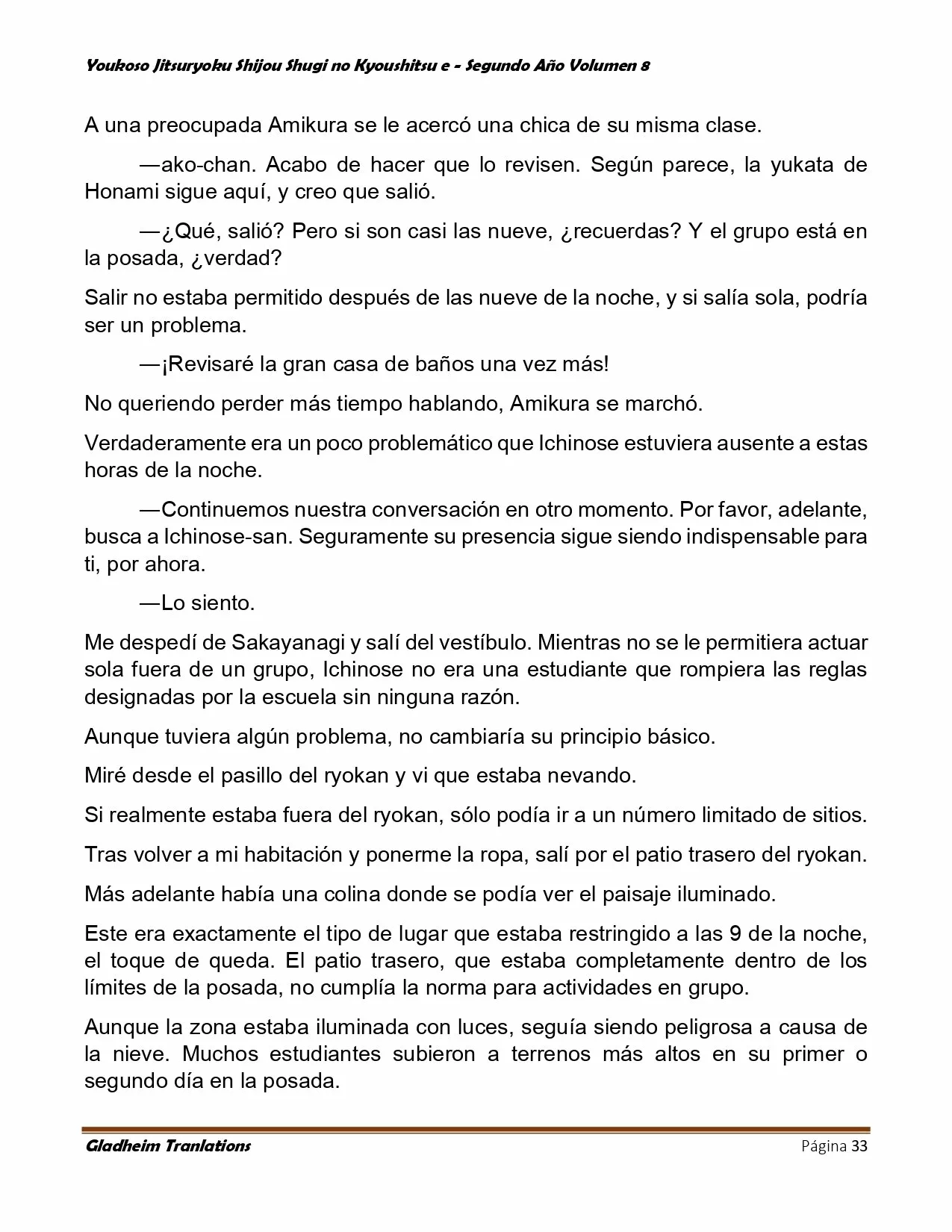 Página 33 del Manga