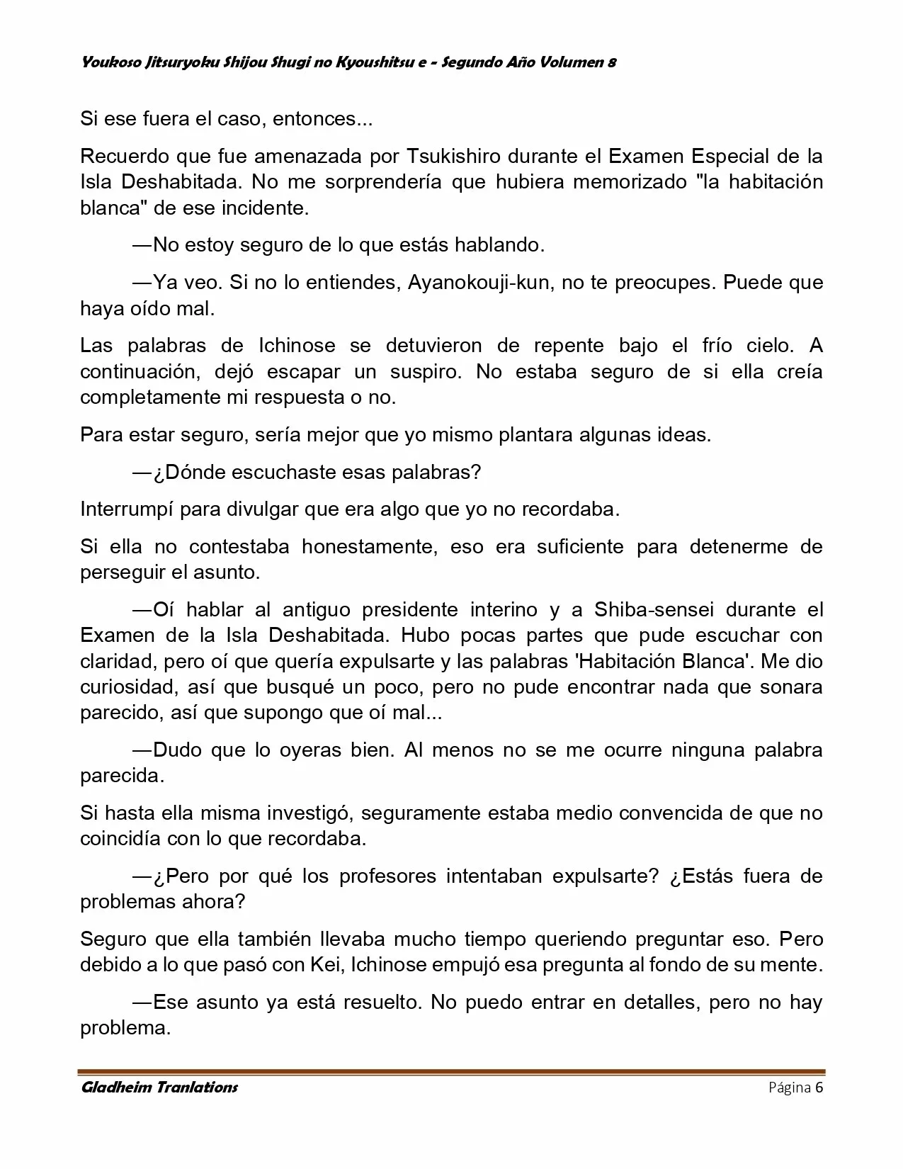 Página 6 del Manga