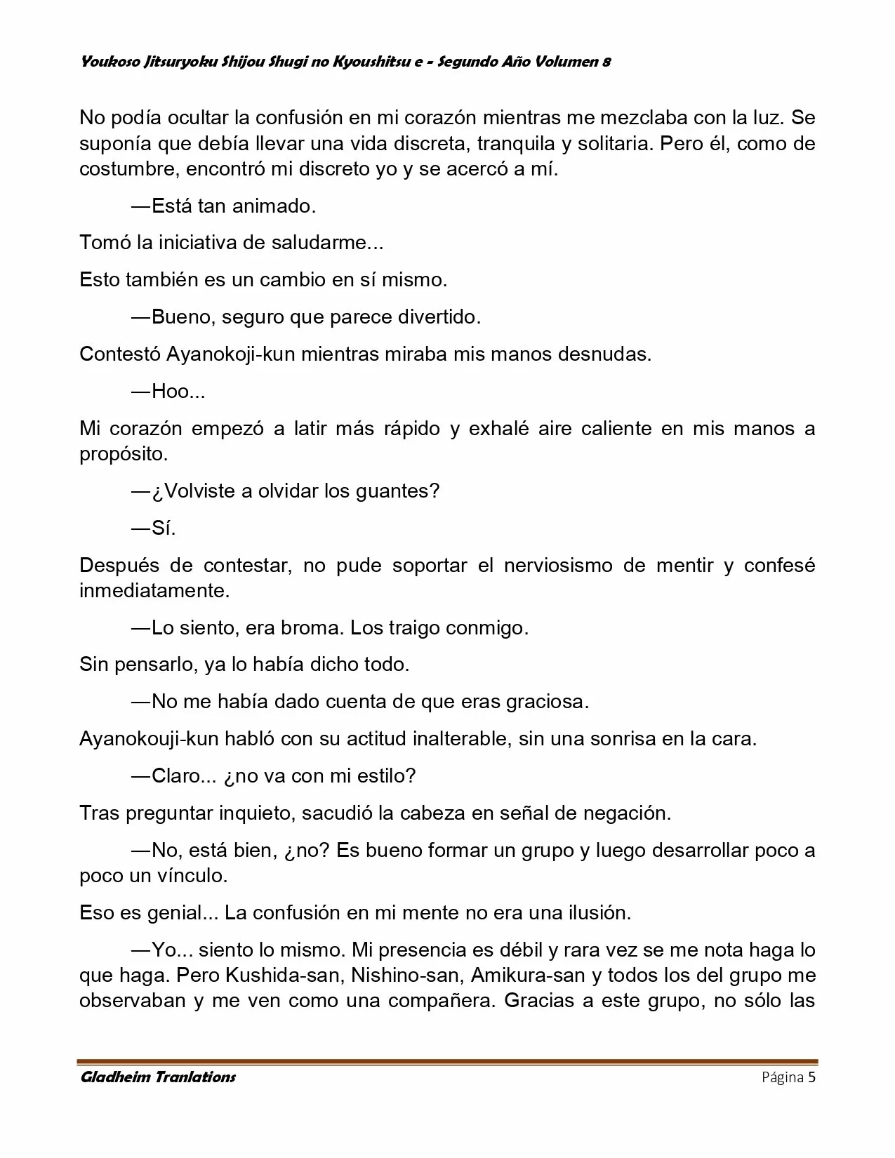 Página 5 del Manga