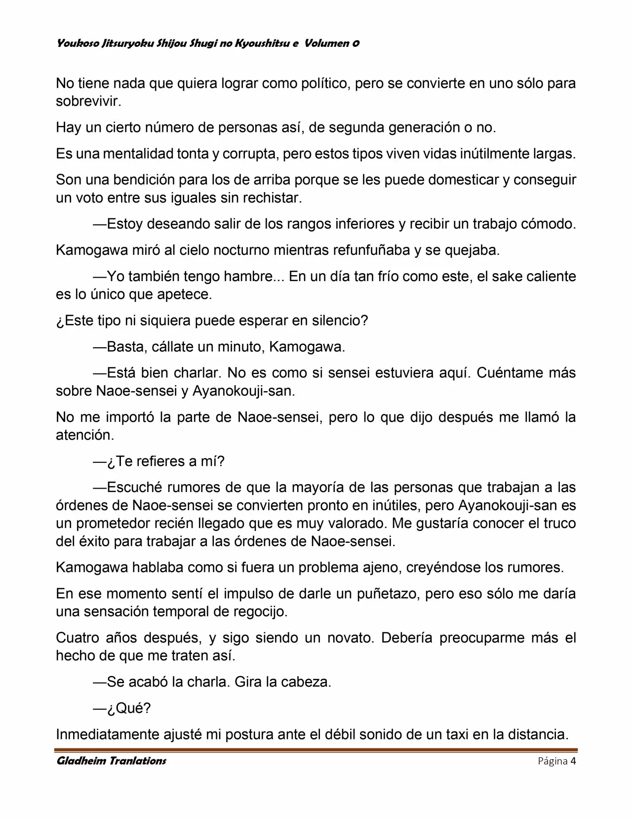 Página 4 del Manga