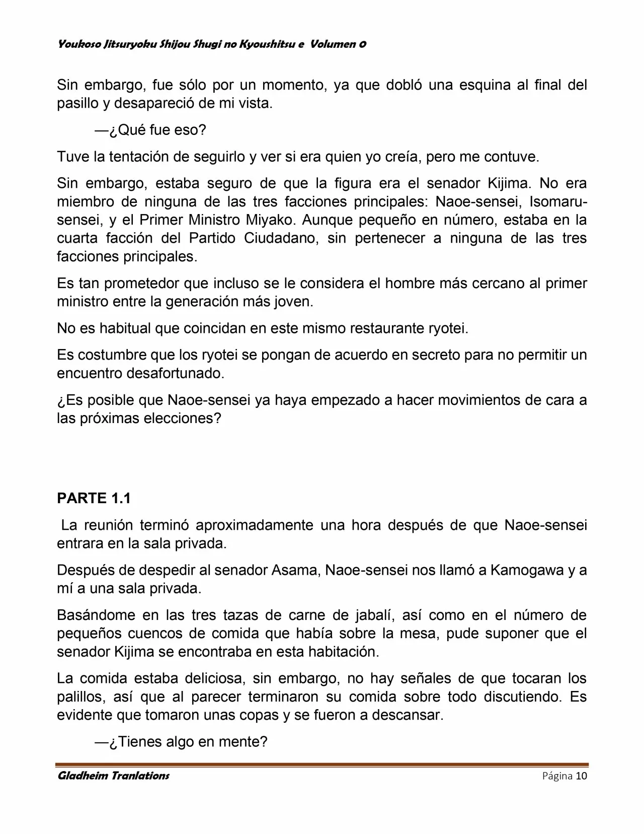 Página 10 del Manga